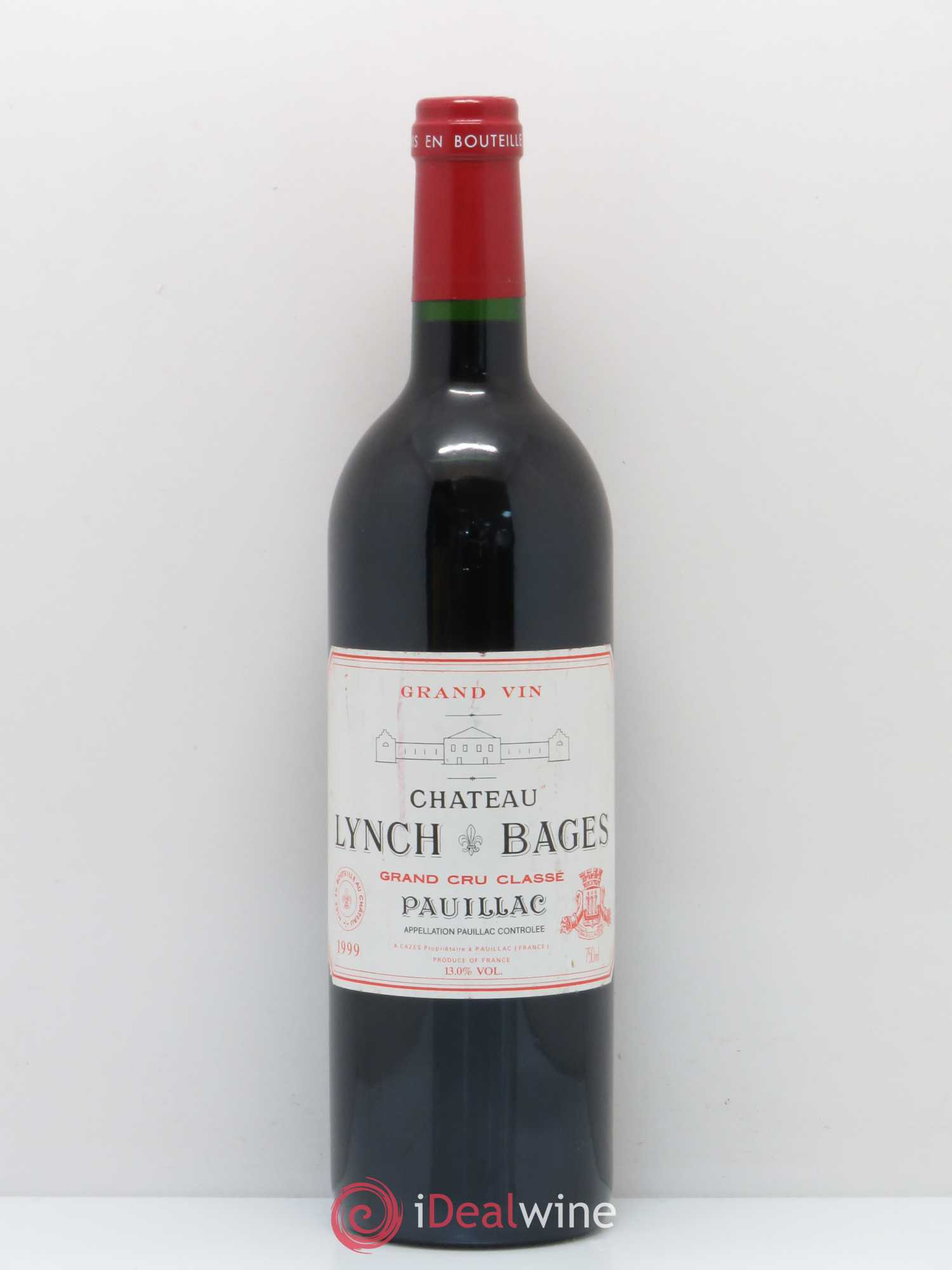 Château Lynch Bages 5ème Grand Cru Classé 1999 - Lot de 1 bouteille - 0