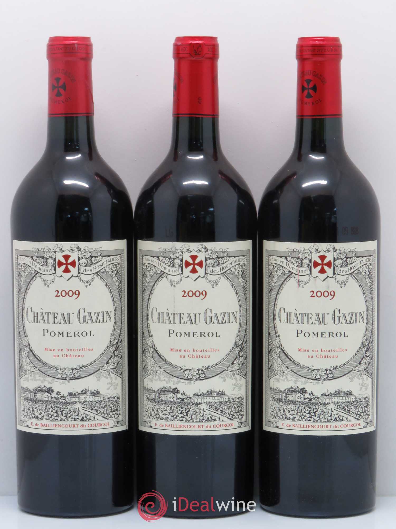 Château Gazin 2009 - Lot de 3 bouteilles - 0