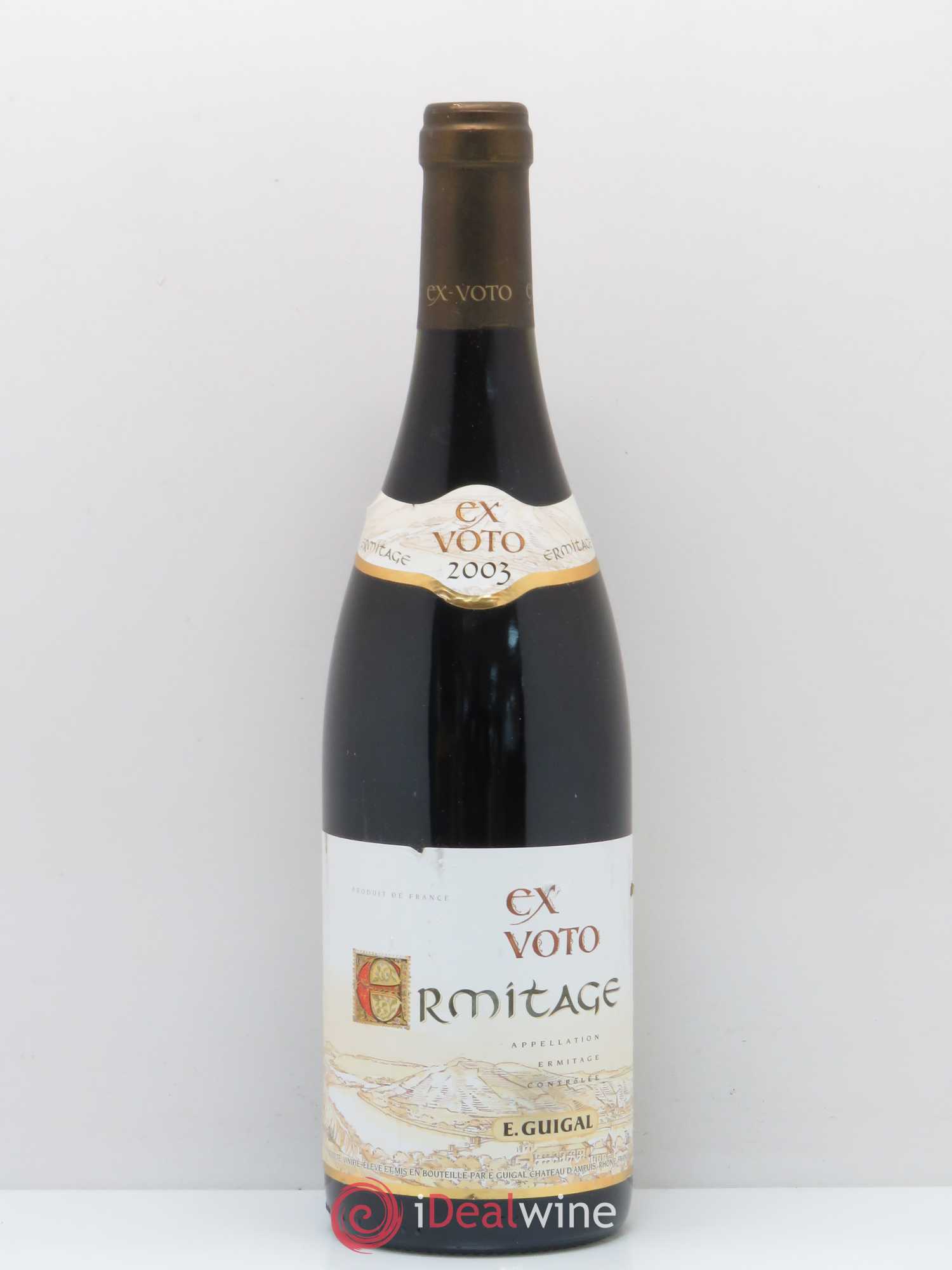 Ermitage Ex Voto Guigal 2003 - Lot de 1 bouteille - 0