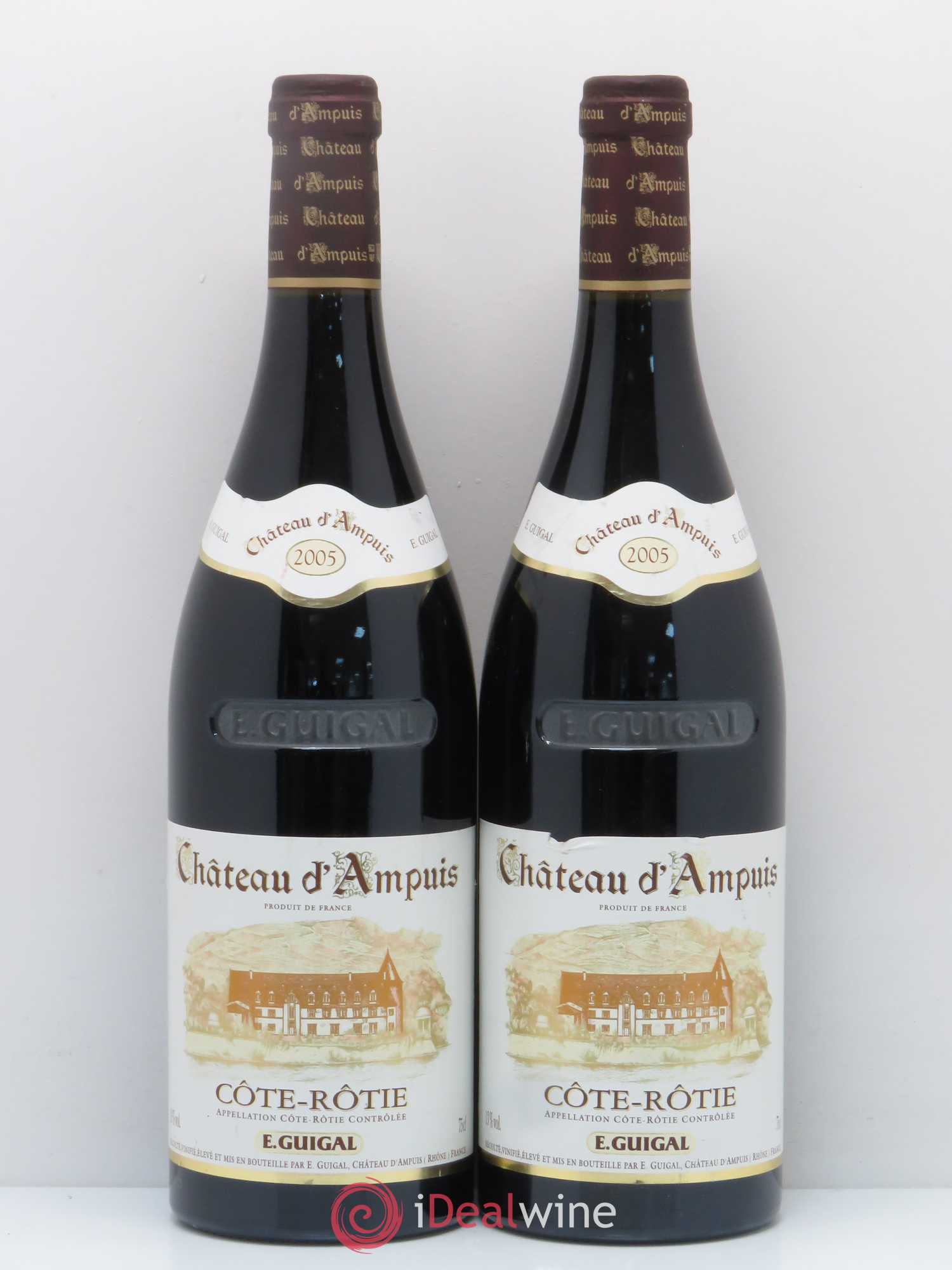 Côte-Rôtie Château d'Ampuis Guigal 2005 - Lot de 2 bouteilles - 0