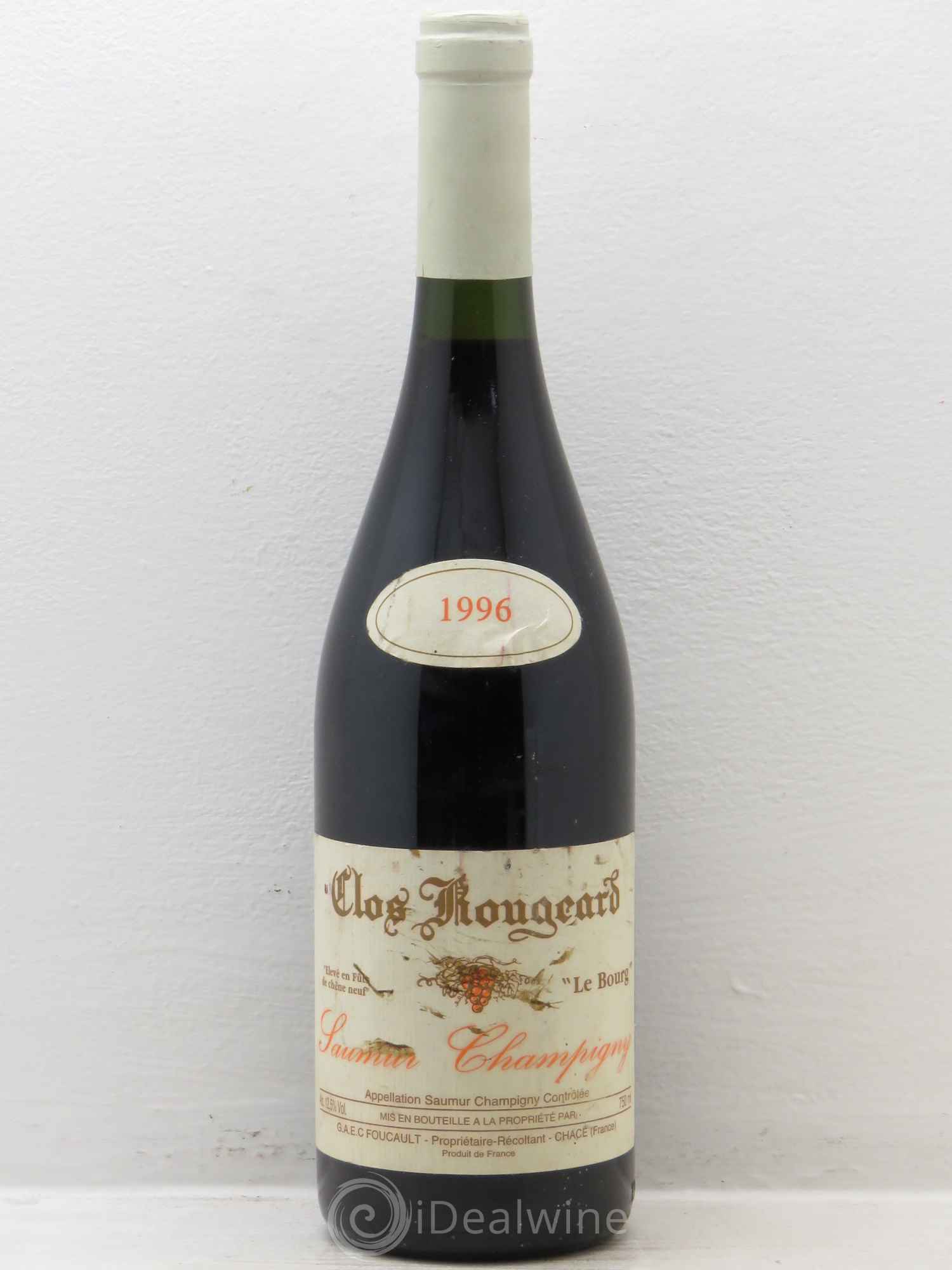 Saumur-Champigny Le Bourg Clos Rougeard 1996 - Lot de 1 bouteille - 0