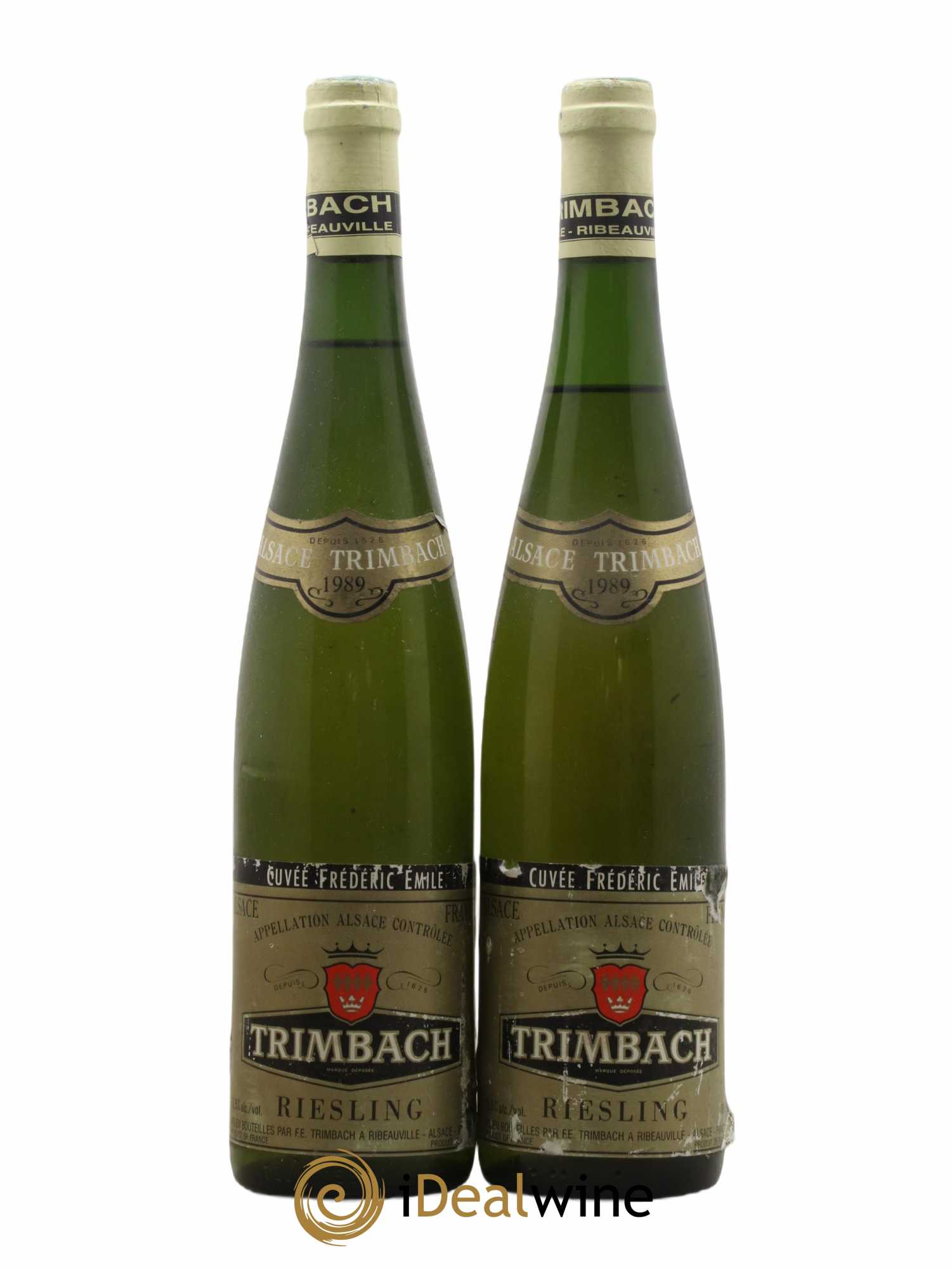 Alsace Riesling Cuvée Frédéric Emile Trimbach (Domaine) 1989 - Lot de 2 bouteilles - 0