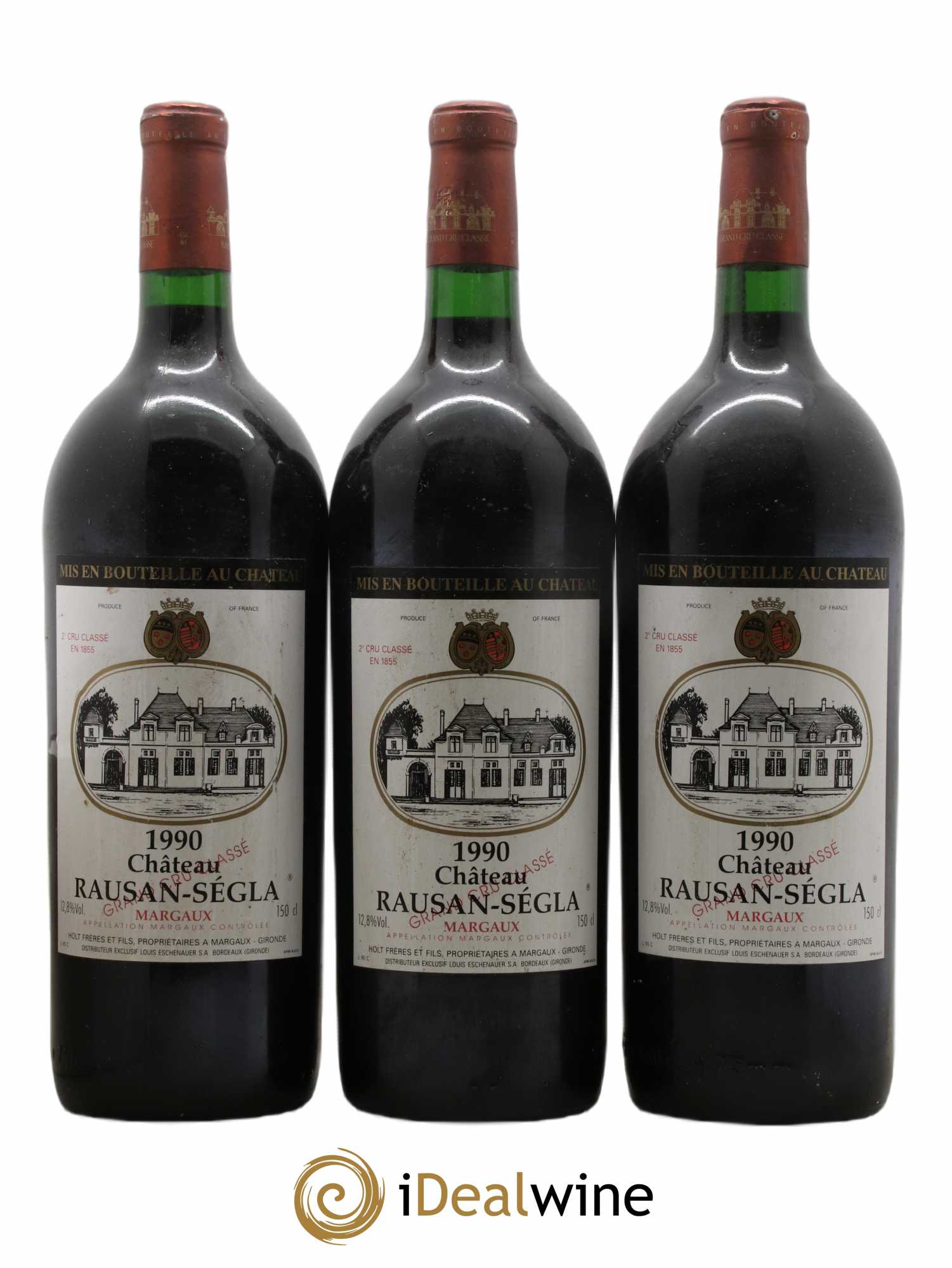 Château Rauzan Ségla Grand Cru Classé 1990 - Lot de 3 magnums - 0