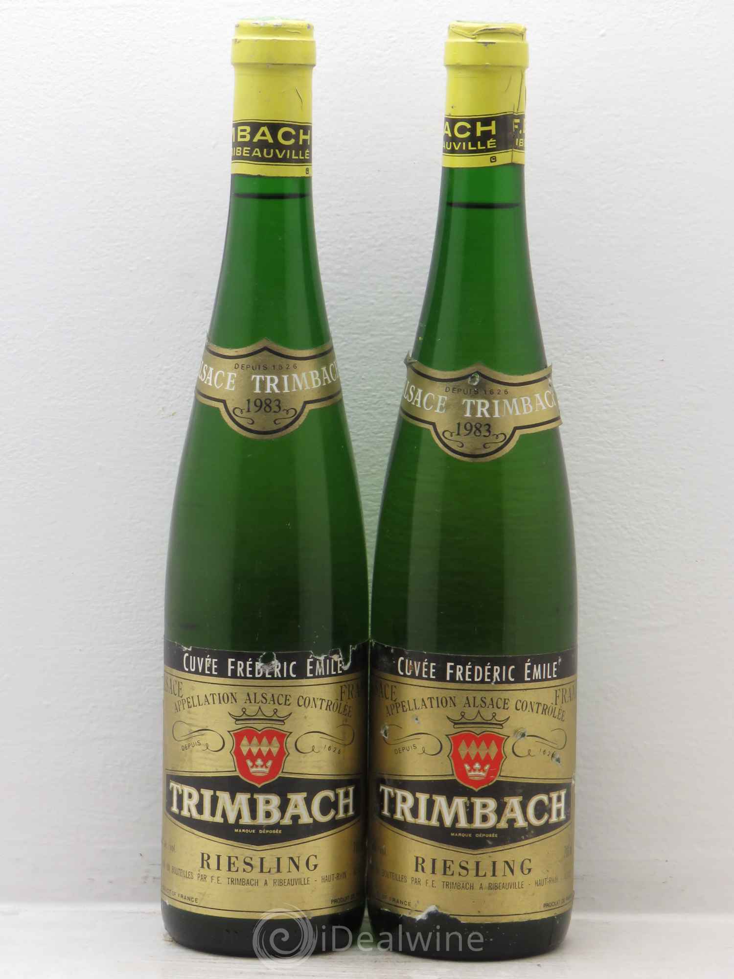 Alsace Riesling Cuvée Frédéric Emile Trimbach (Domaine) 1983 - Lot de 2 bouteilles - 0