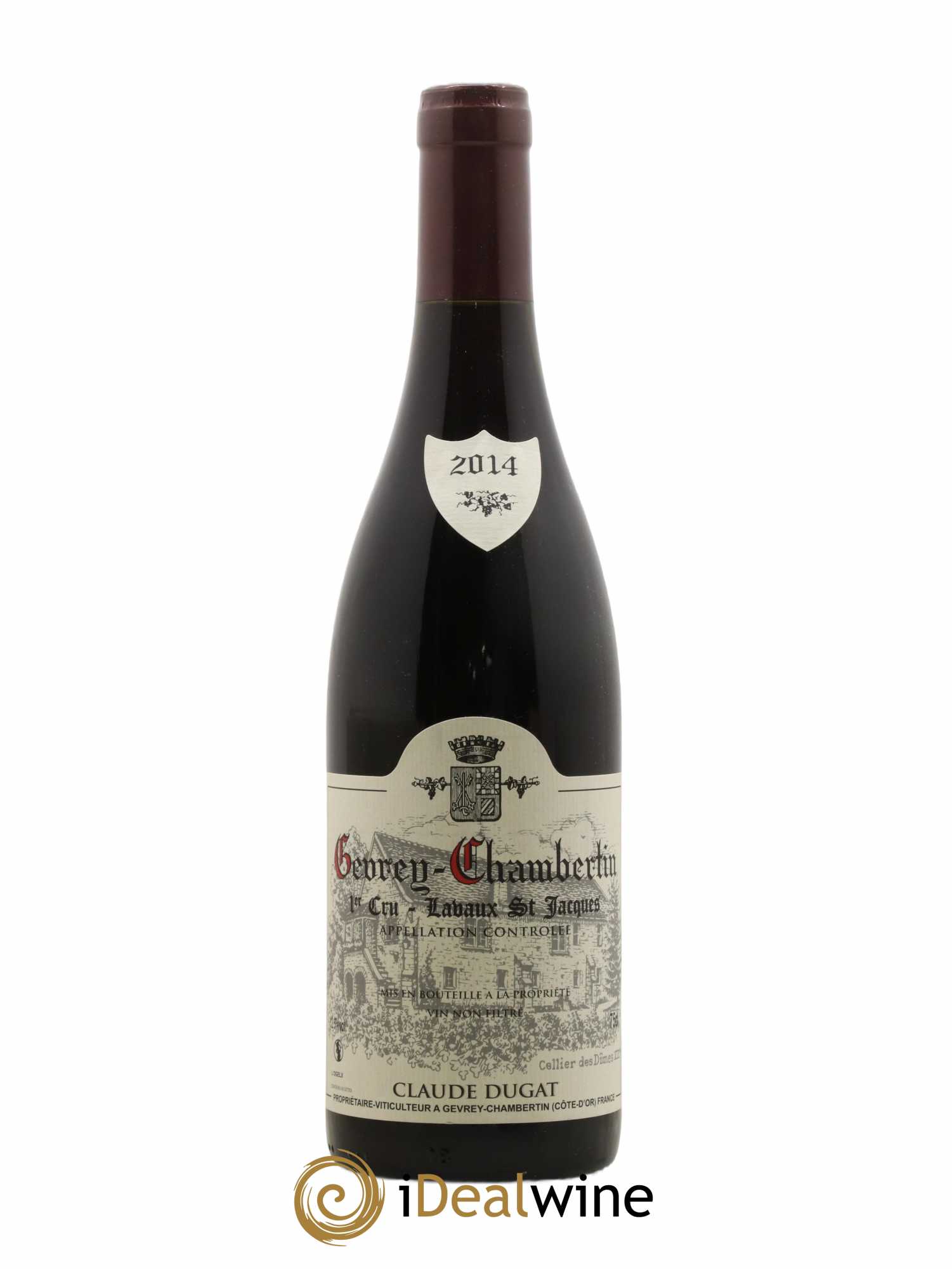 Gevrey-Chambertin 1er Cru Lavaux Saint-Jacques Claude Dugat 2014 - Lot de 1 bouteille - 0