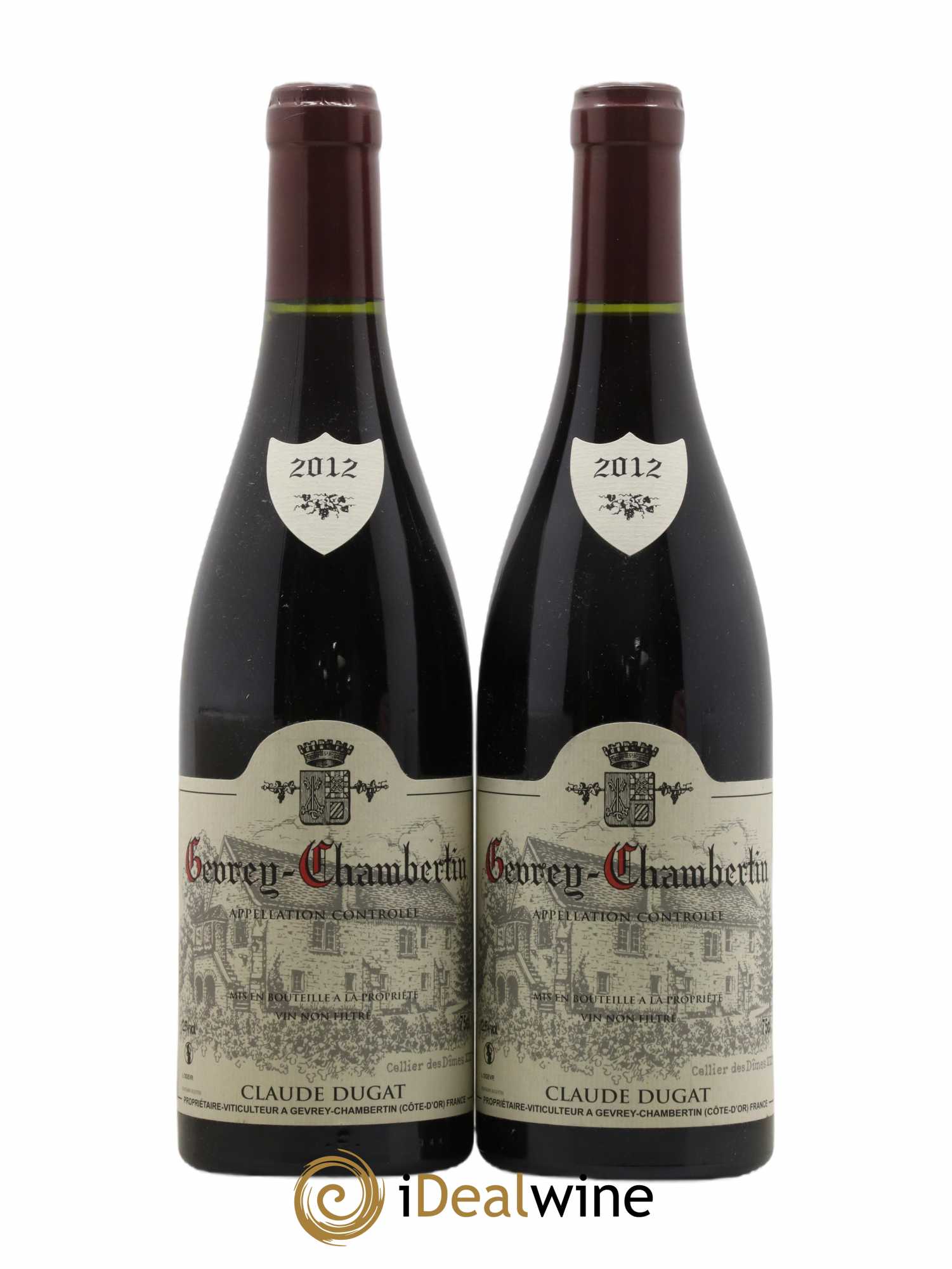 Gevrey-Chambertin Claude Dugat 2012 - Lot de 2 bouteilles - 0