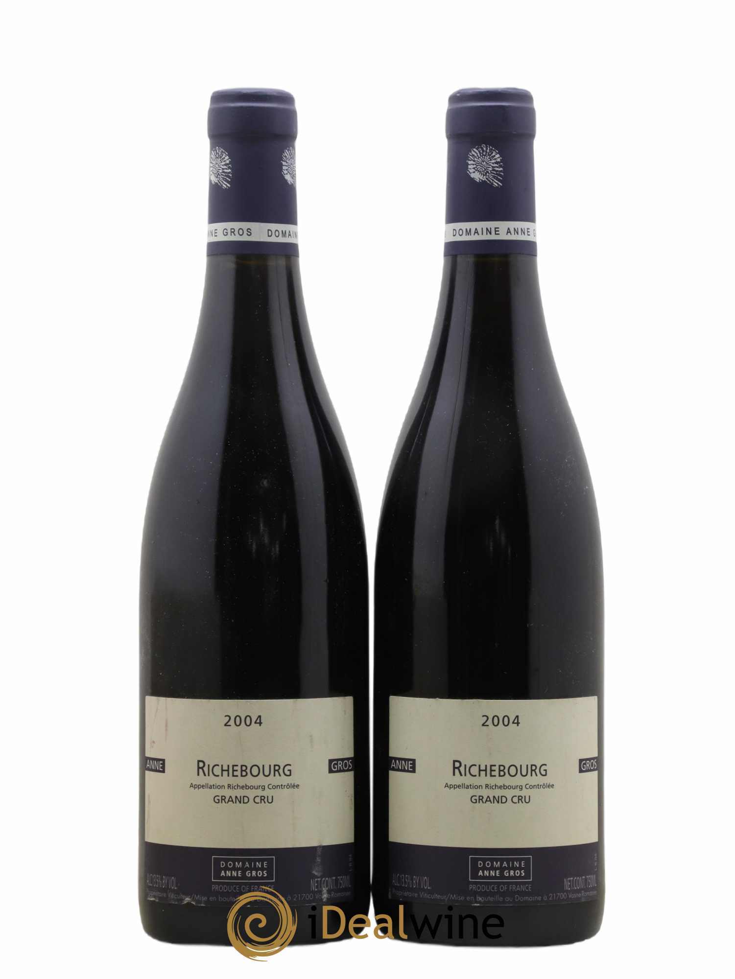 Richebourg Grand Cru Anne Gros 2004 - Lot de 2 bouteilles - 0