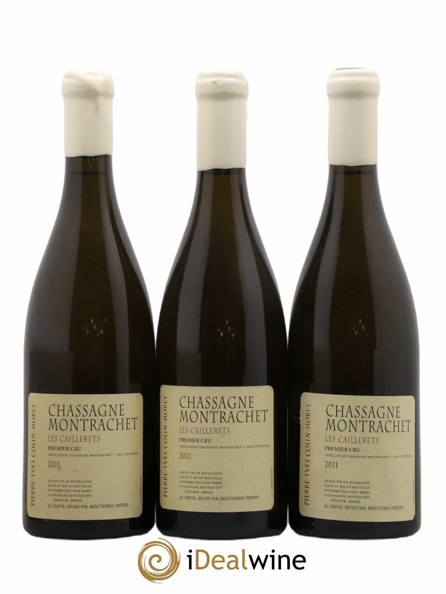 Chassagne-Montrachet 1er Cru Les Caillerets Pierre-Yves Colin Morey 2011 - Lot de 3 bouteilles - 0