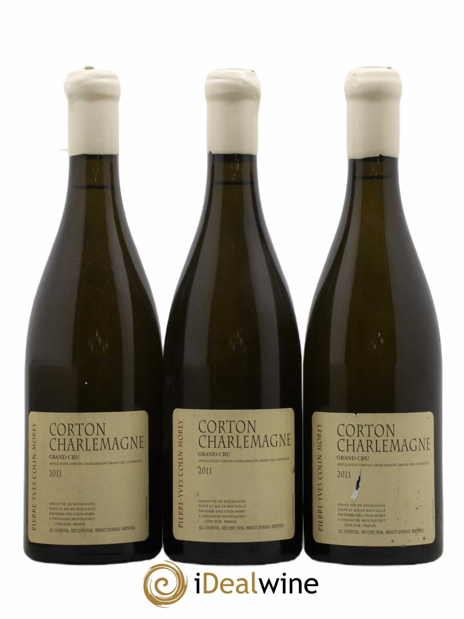Corton-Charlemagne Grand Cru Pierre-Yves Colin Morey 2011 - Lot de 3 bouteilles - 0