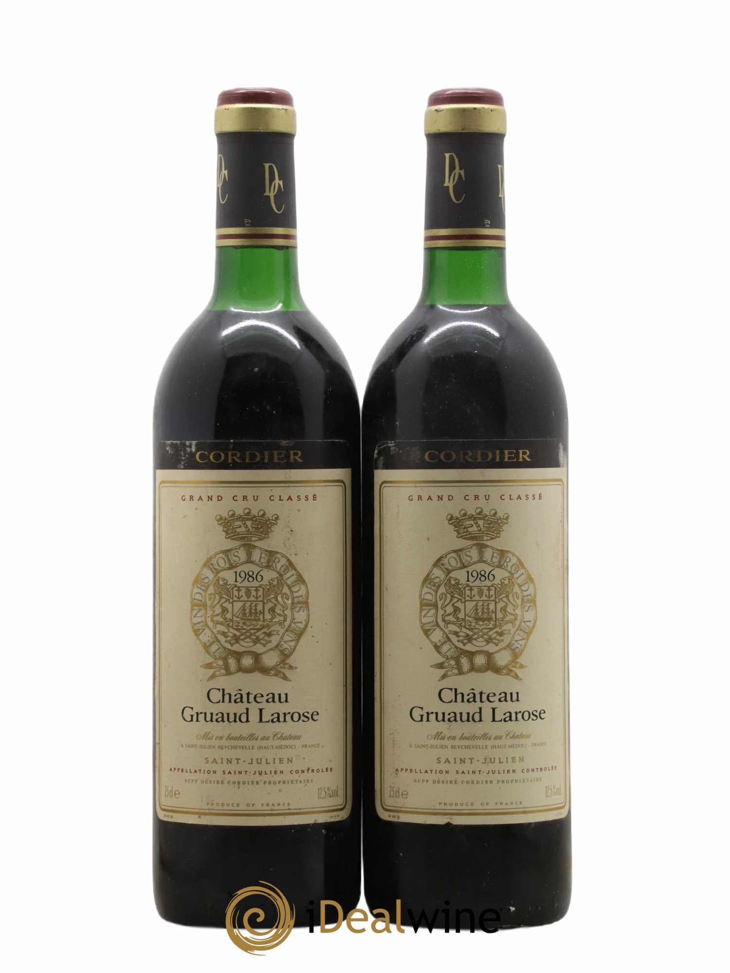 Château Gruaud Larose 2ème Grand Cru Classé 1986 - Lot de 2 bouteilles - 0