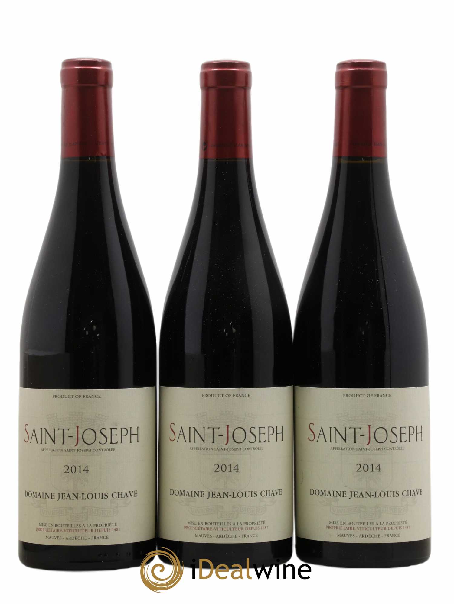 Saint-Joseph Jean-Louis Chave 2014 - Lot de 3 bouteilles - 0