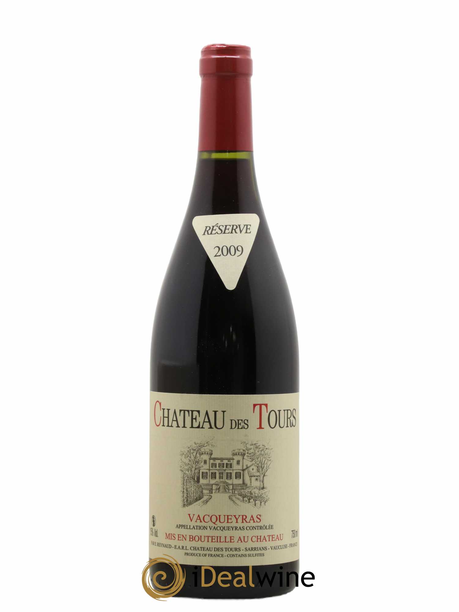 Vacqueyras Château des Tours Emmanuel Reynaud 2009 - Lot de 1 bouteille - 0