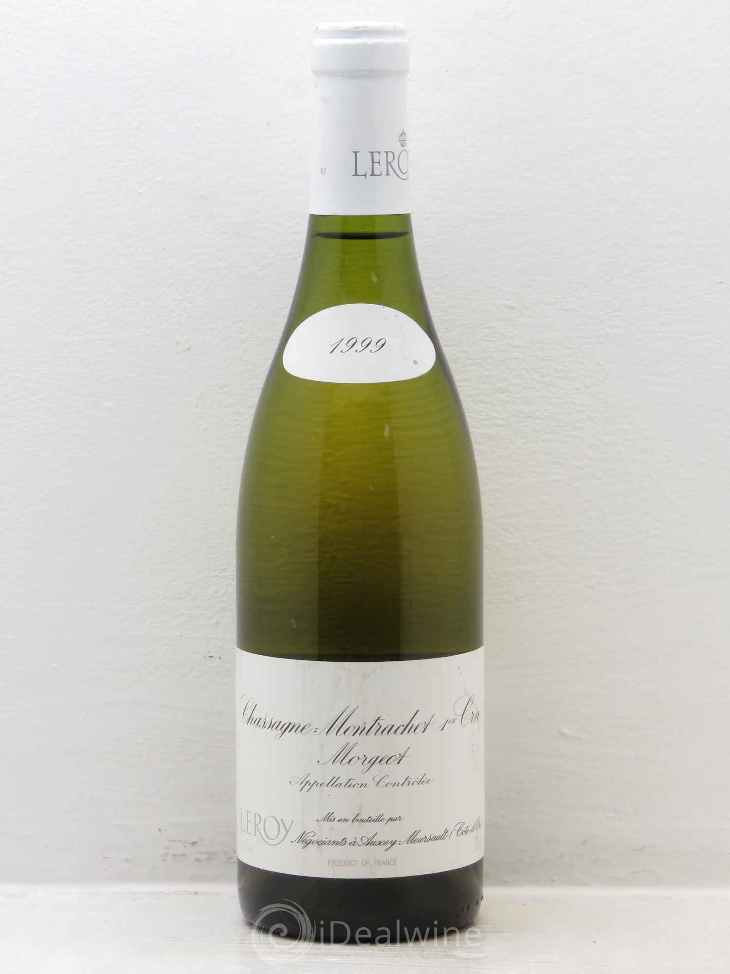 Chassagne-Montrachet 1er Cru Morgeot Leroy SA 1999 - Lot de 1 bouteille - 0