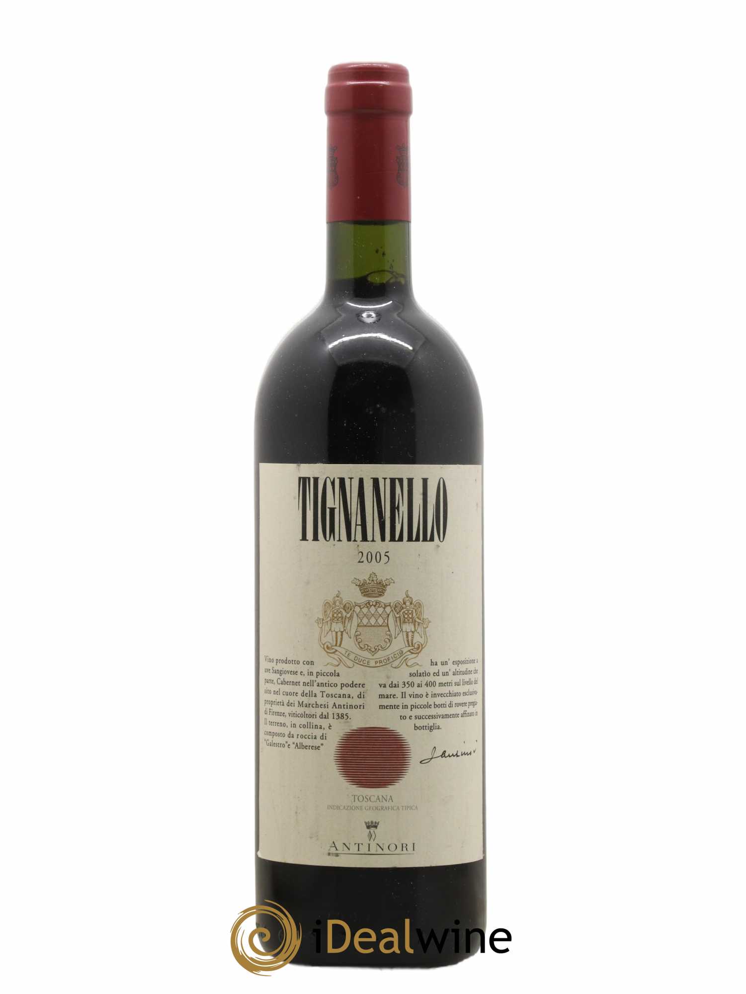 Toscana IGT Tignanello Tenuta Tignanello - Marchesi Antinori 2005 - Posten von 1 Flasche - 0