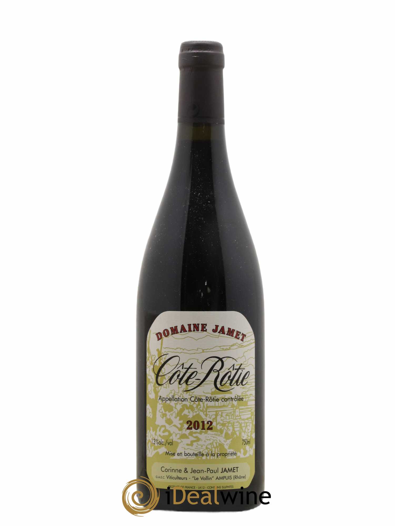 Côte-Rôtie Jamet (Domaine) 2012 - Lot de 1 bouteille - 0