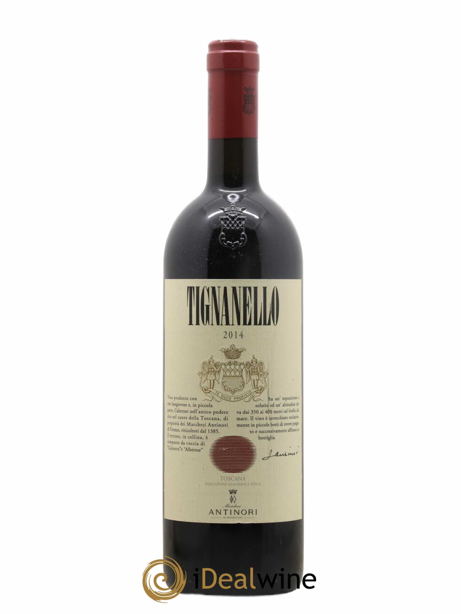 Toscana IGT Tignanello Tenuta Tignanello - Marchesi Antinori 2014 - Lot de 1 bouteille - 0