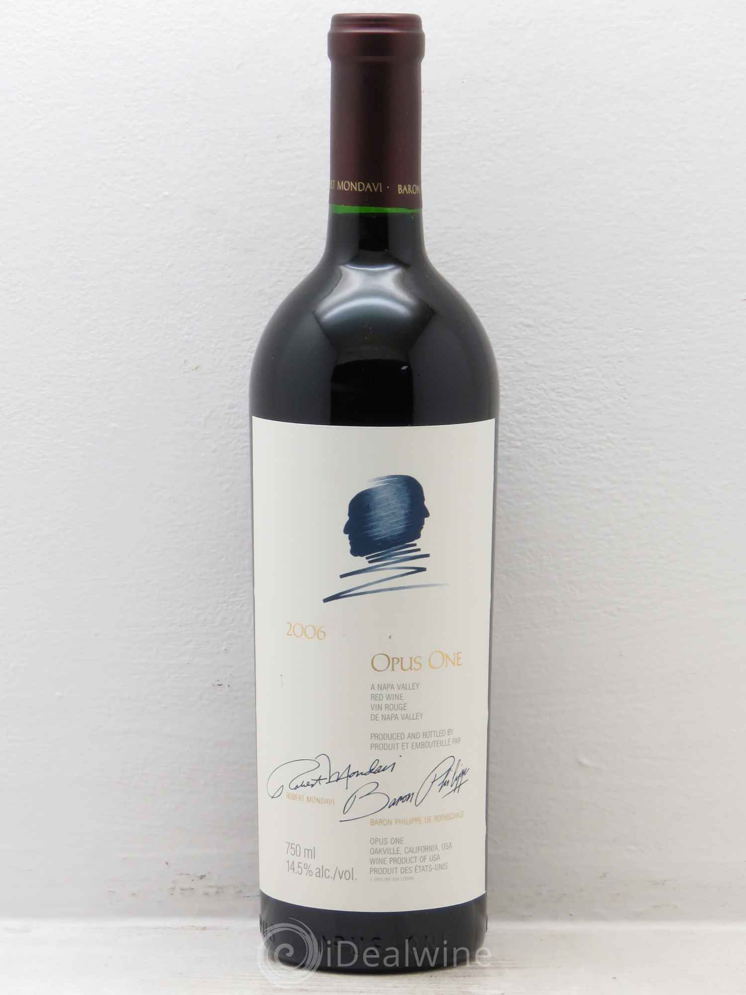 Napa Valley Opus One Robert Mondavi 2006 - Lot de 1 bouteille - 0