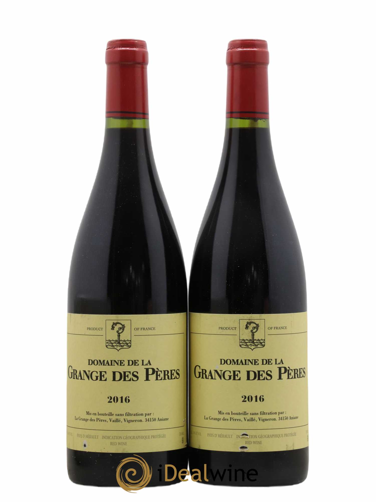Pays d'Hérault Grange des Pères Laurent Vaillé 2016 - Lot de 2 bouteilles - 0