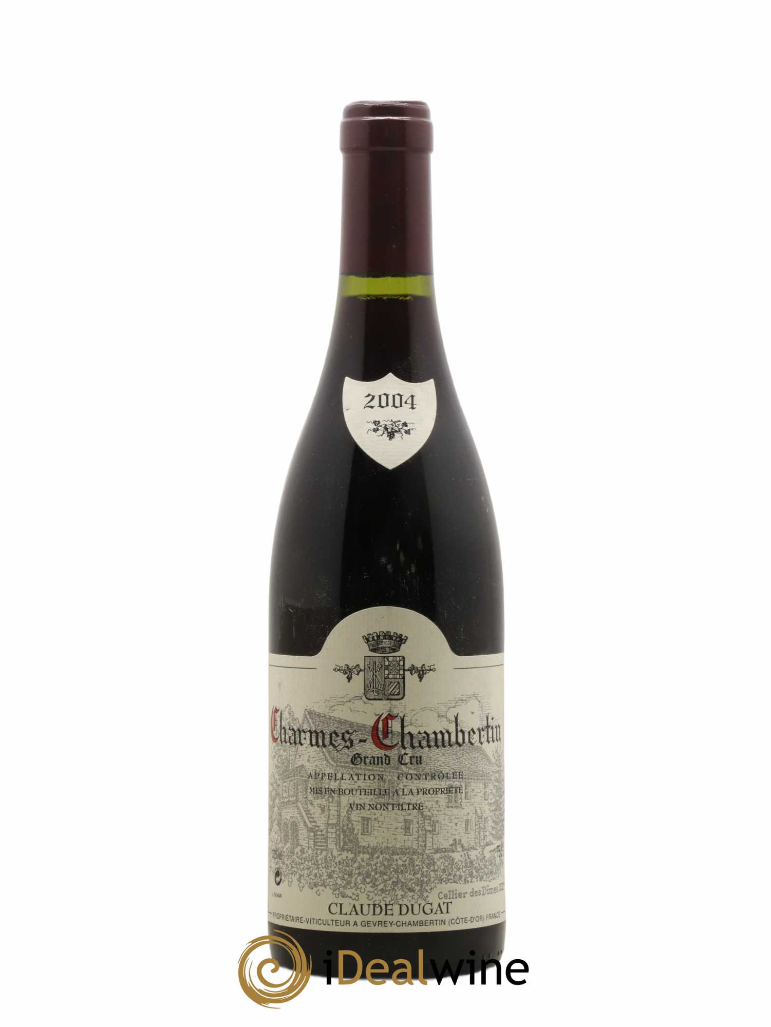 Charmes-Chambertin Grand Cru Claude Dugat 2004 - Lot de 1 bouteille - 0