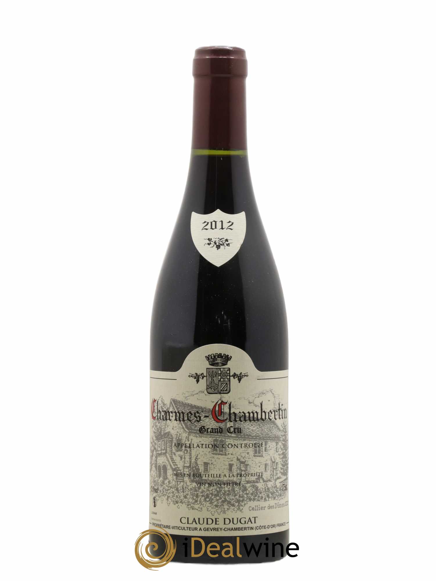 Charmes-Chambertin Grand Cru Claude Dugat 2012 - Lot de 1 bouteille - 0