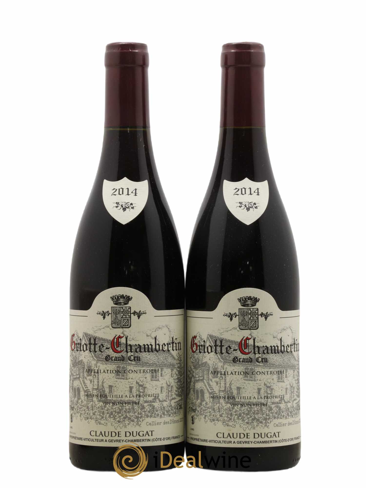 Griotte-Chambertin Grand Cru Claude Dugat 2014 - Lot de 2 bouteilles - 0