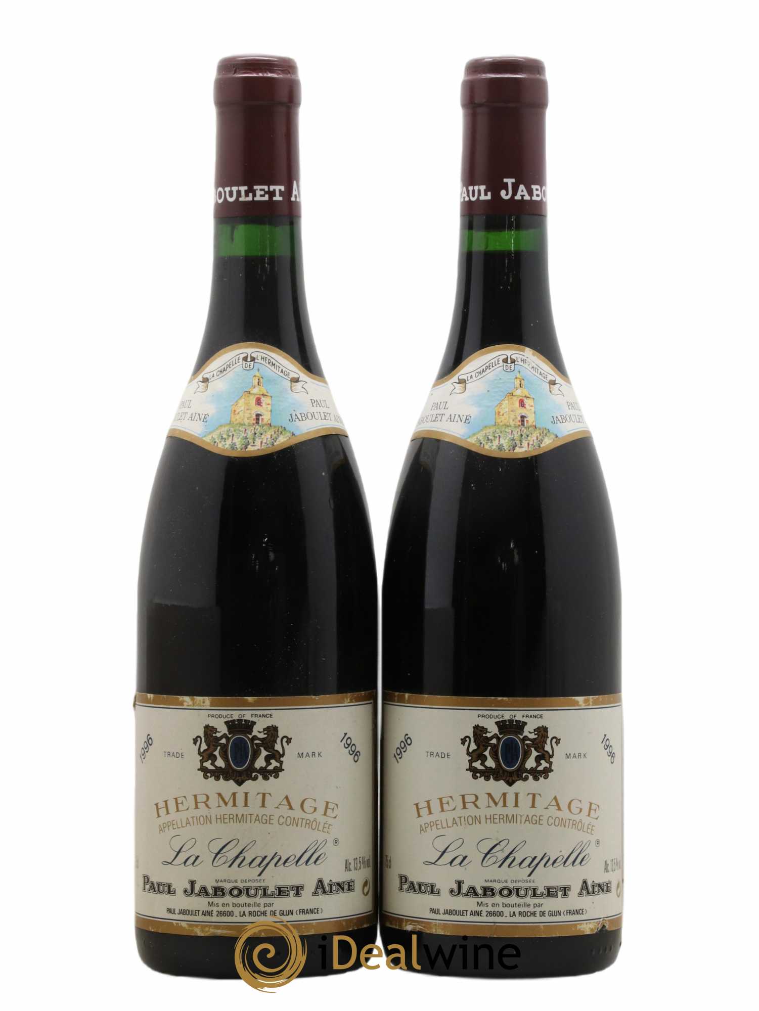 Hermitage La Chapelle Paul Jaboulet Ainé 1996 - Lot de 2 bouteilles - 0