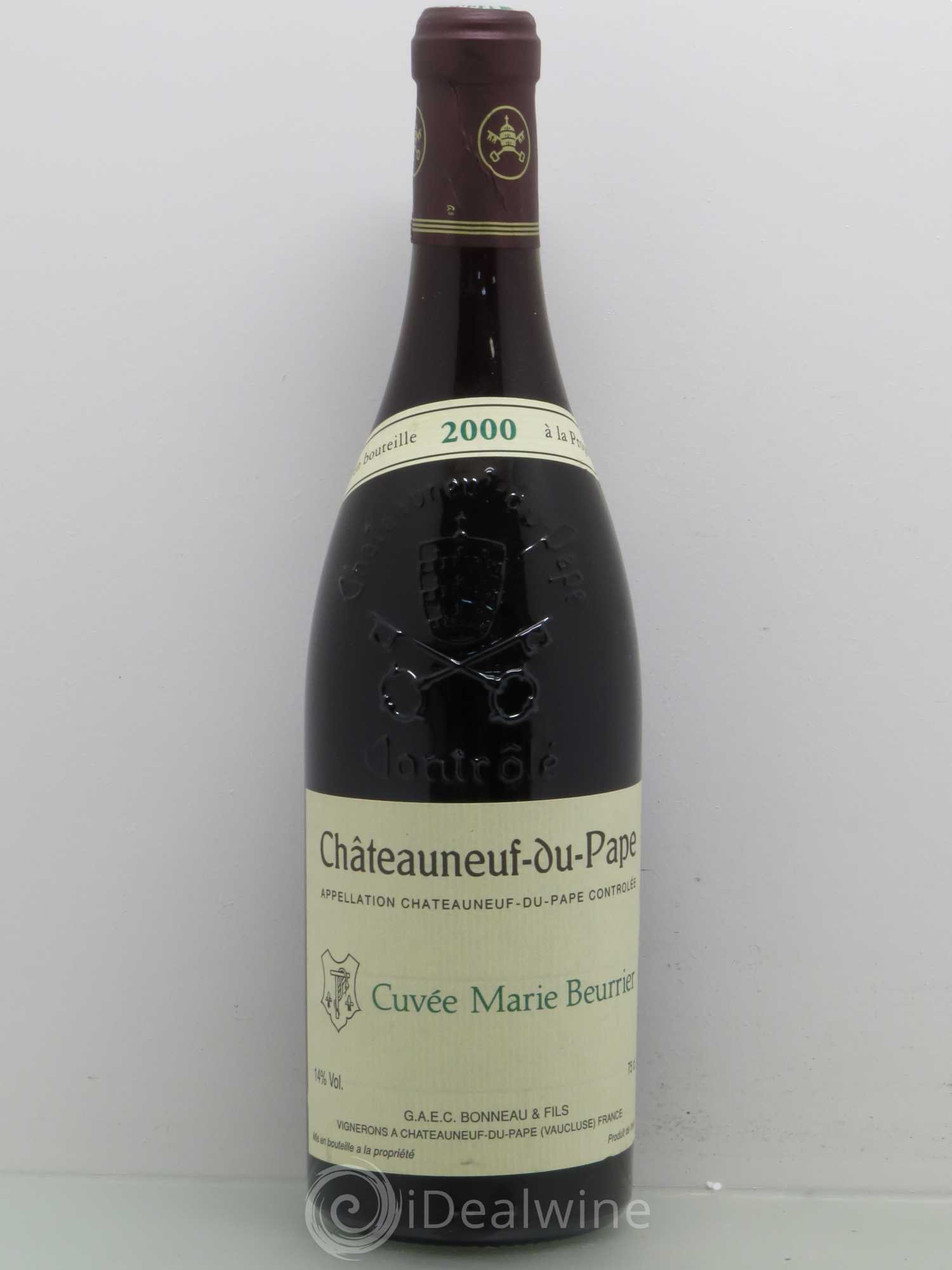 Châteauneuf-du-Pape Marie Beurrier Henri Bonneau & Fils 2000 - Lot de 1 bouteille - 0