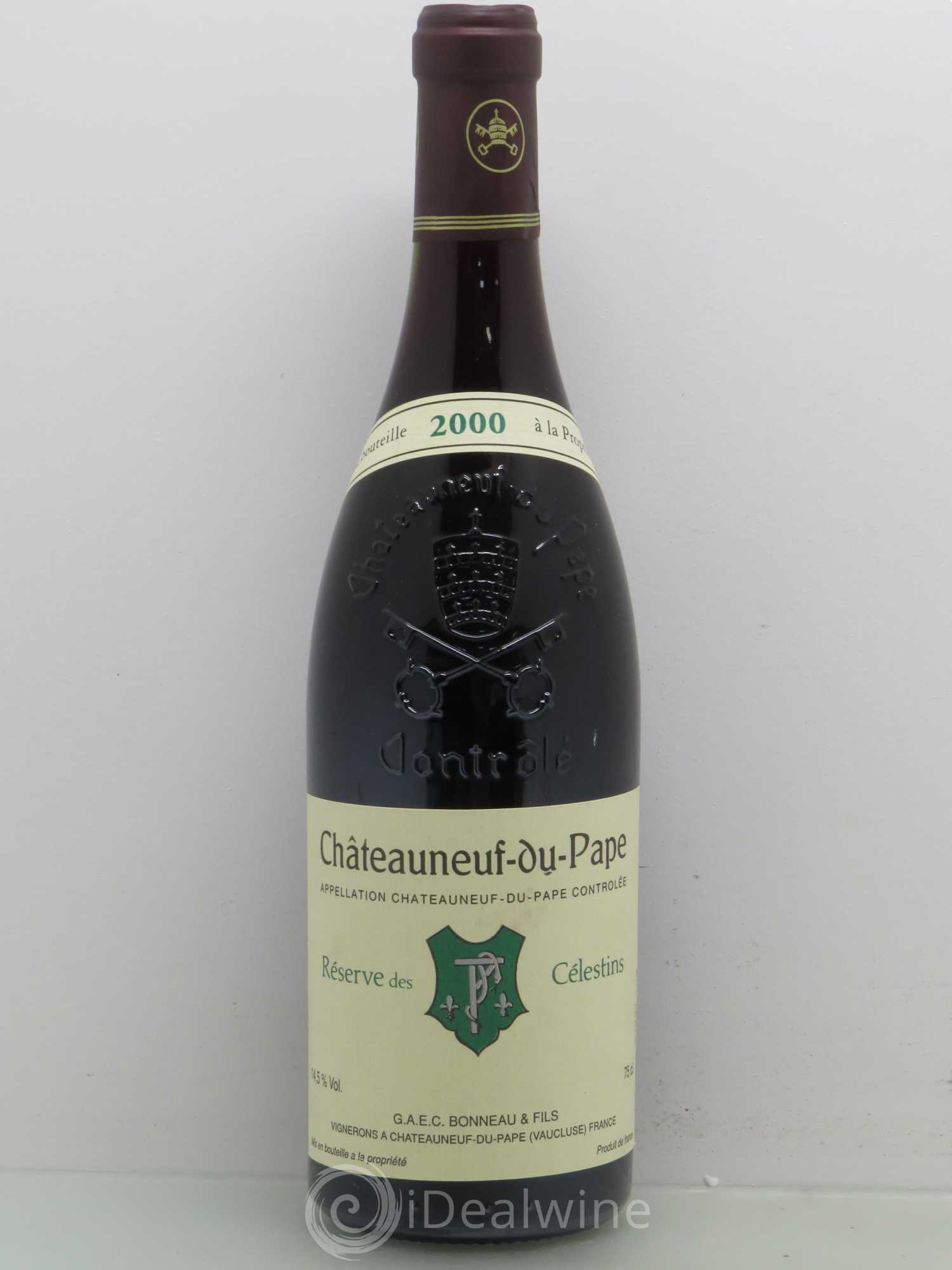 Châteauneuf-du-Pape Réserve des Célestins Henri Bonneau & Fils 2000 - Lot de 1 bouteille - 0