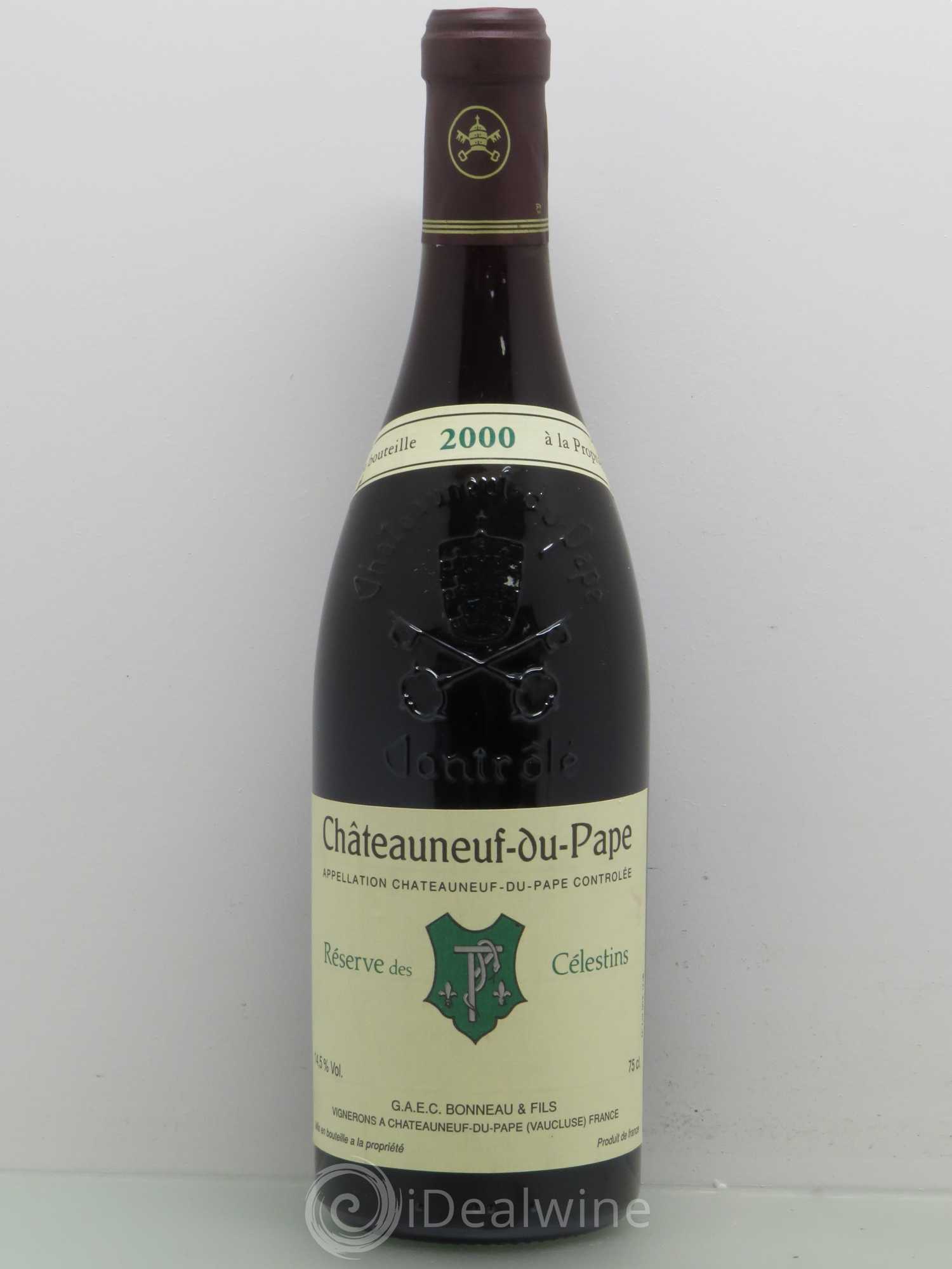 Châteauneuf-du-Pape Réserve des Célestins Henri Bonneau & Fils 2000 - Lot de 1 bouteille - 0