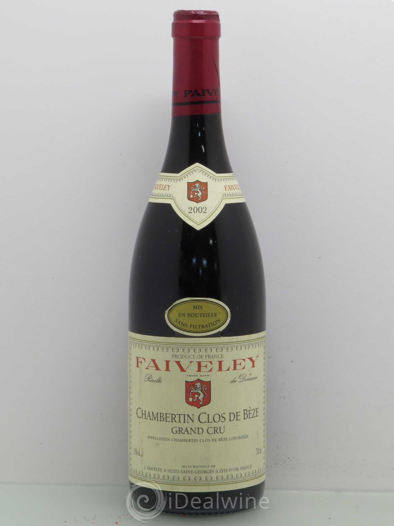 Chambertin Clos de Bèze Grand Cru Faiveley 2002 - Lot de 1 bouteille - 0