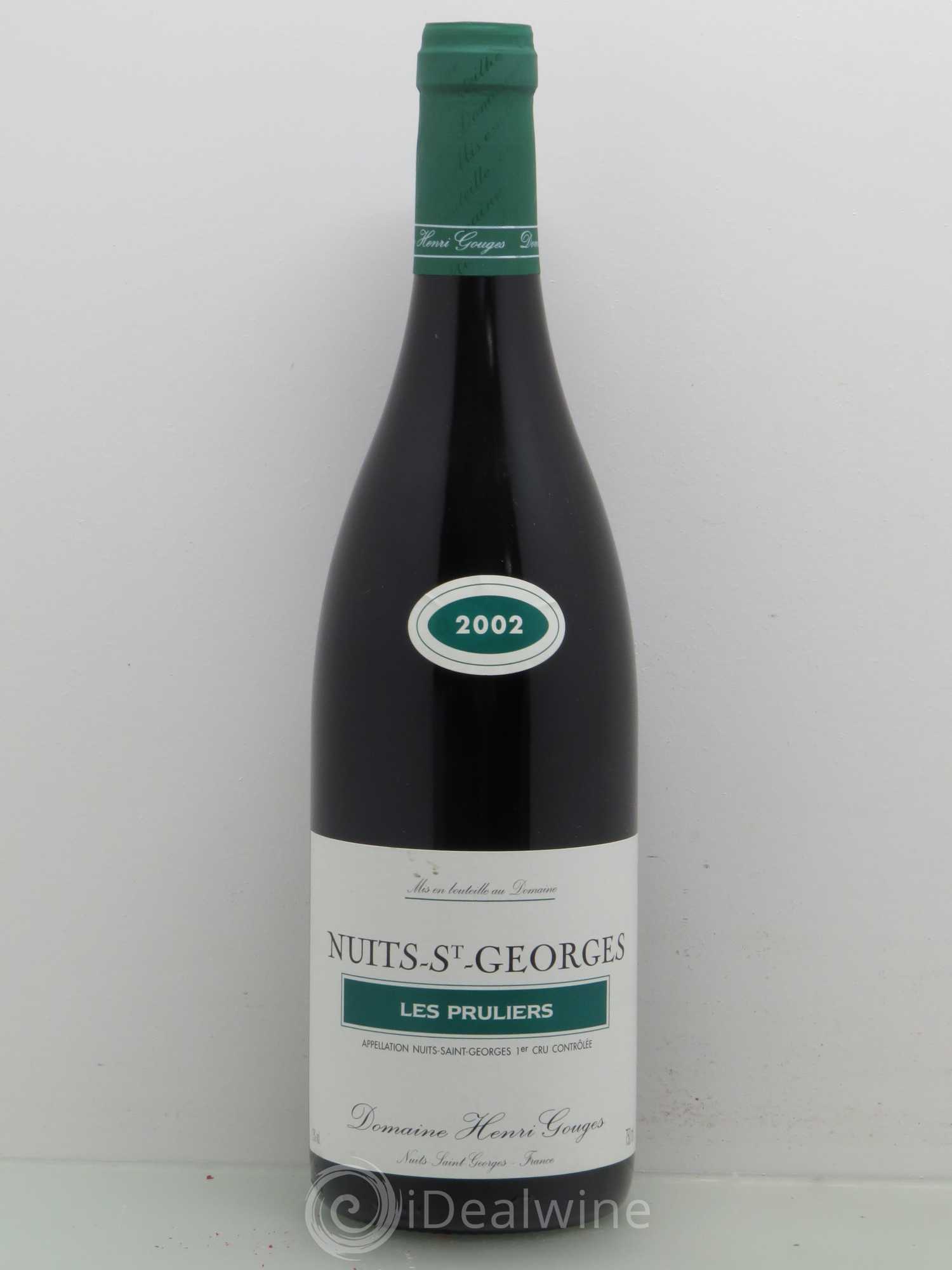 Nuits-Saint-Georges 1er Cru Les Pruliers Henri Gouges 2002 - Lot de 1 bouteille - 0