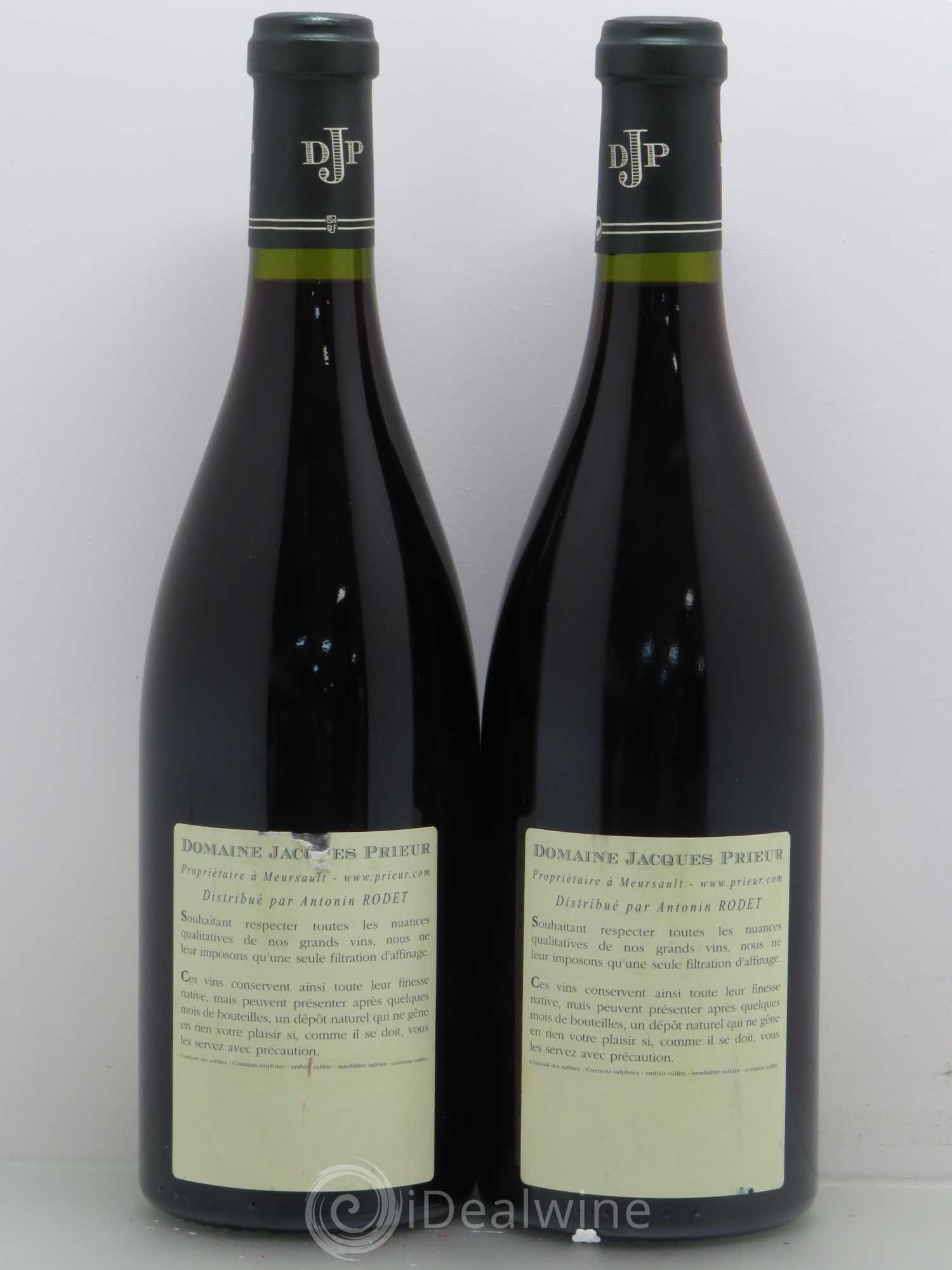 Clos de Vougeot Grand Cru Jacques Prieur (Domaine) 2005 - Lot de 2 bouteilles - 1