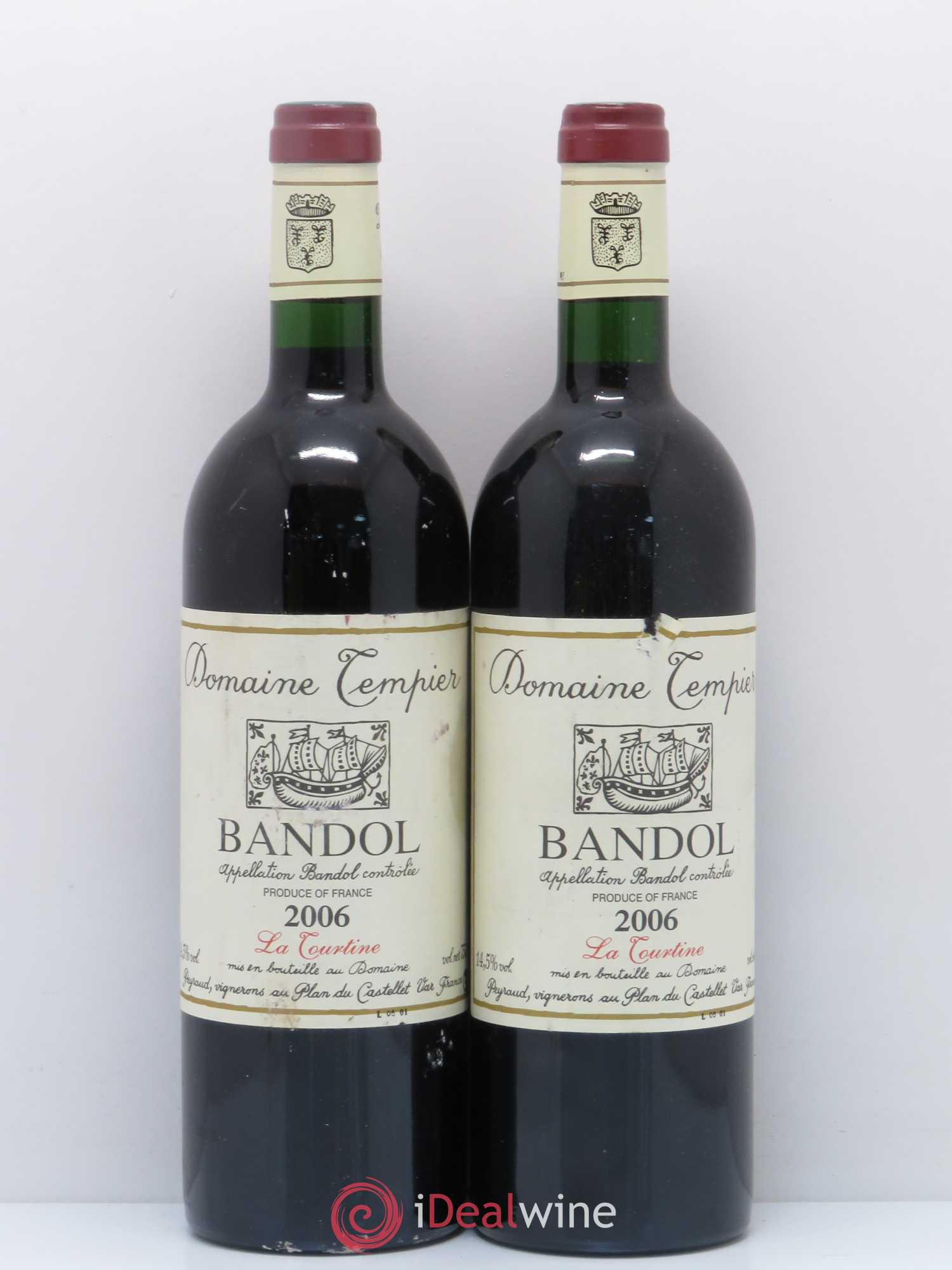 Bandol Domaine Tempier La Tourtine Famille Peyraud 2006 - Lot de 2 bouteilles - 0