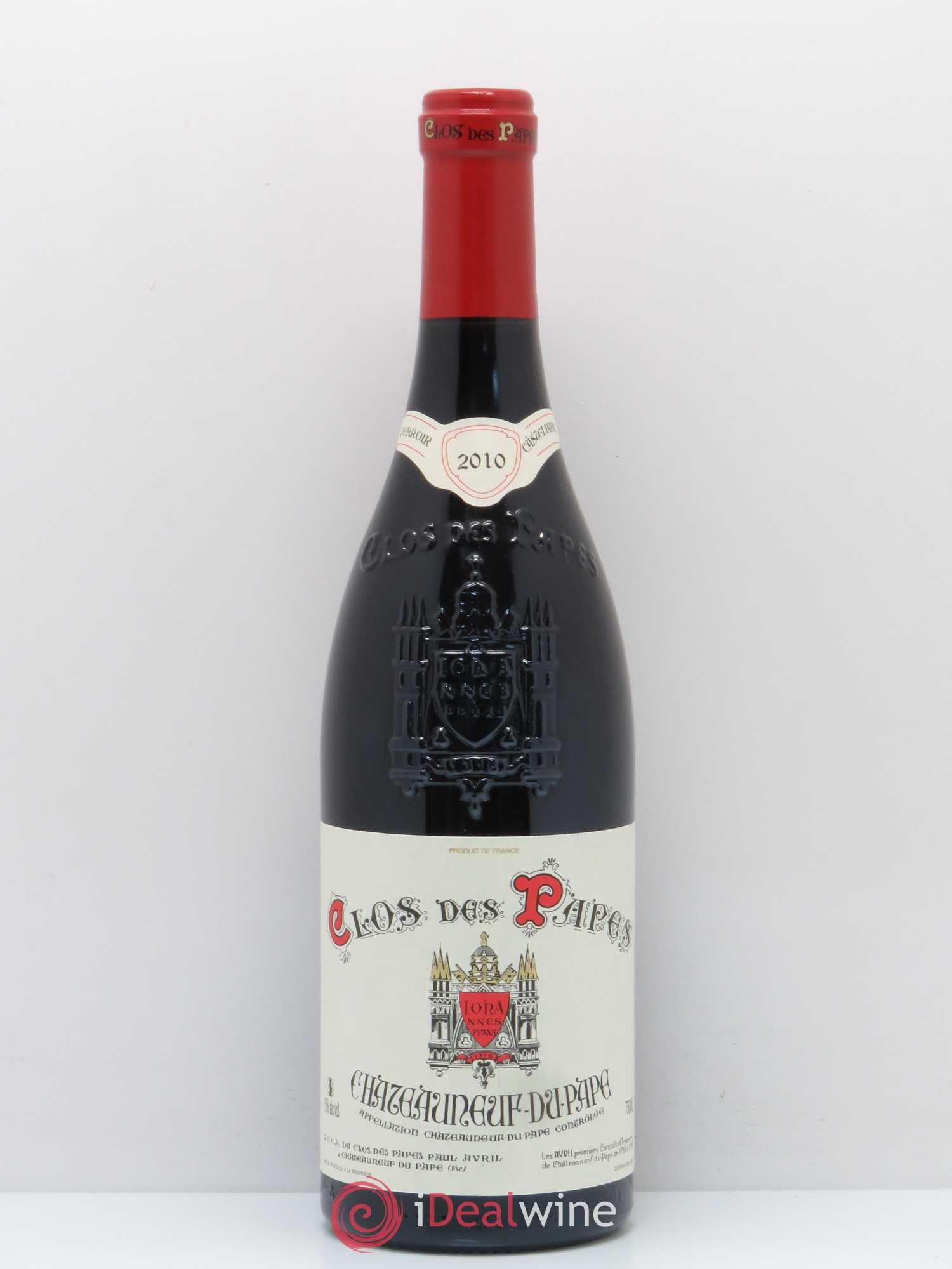 Châteauneuf-du-Pape Clos des Papes - Paul Avril 2010 - Lot de 1 bouteille - 0