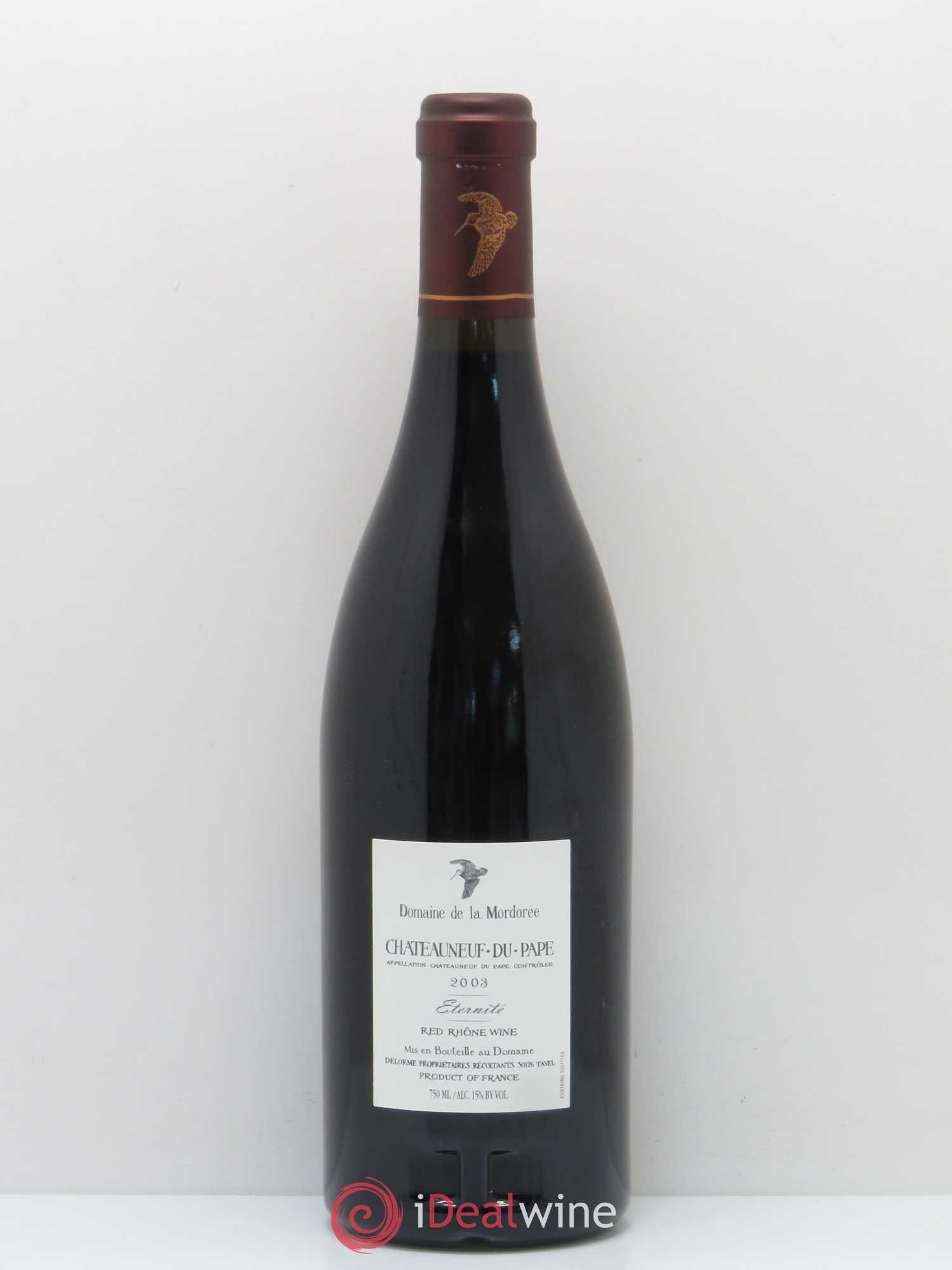 Châteauneuf-du-Pape La Plume du Peintre La Mordorée (Domaine de) 2003 - Lot de 1 bouteille - 1