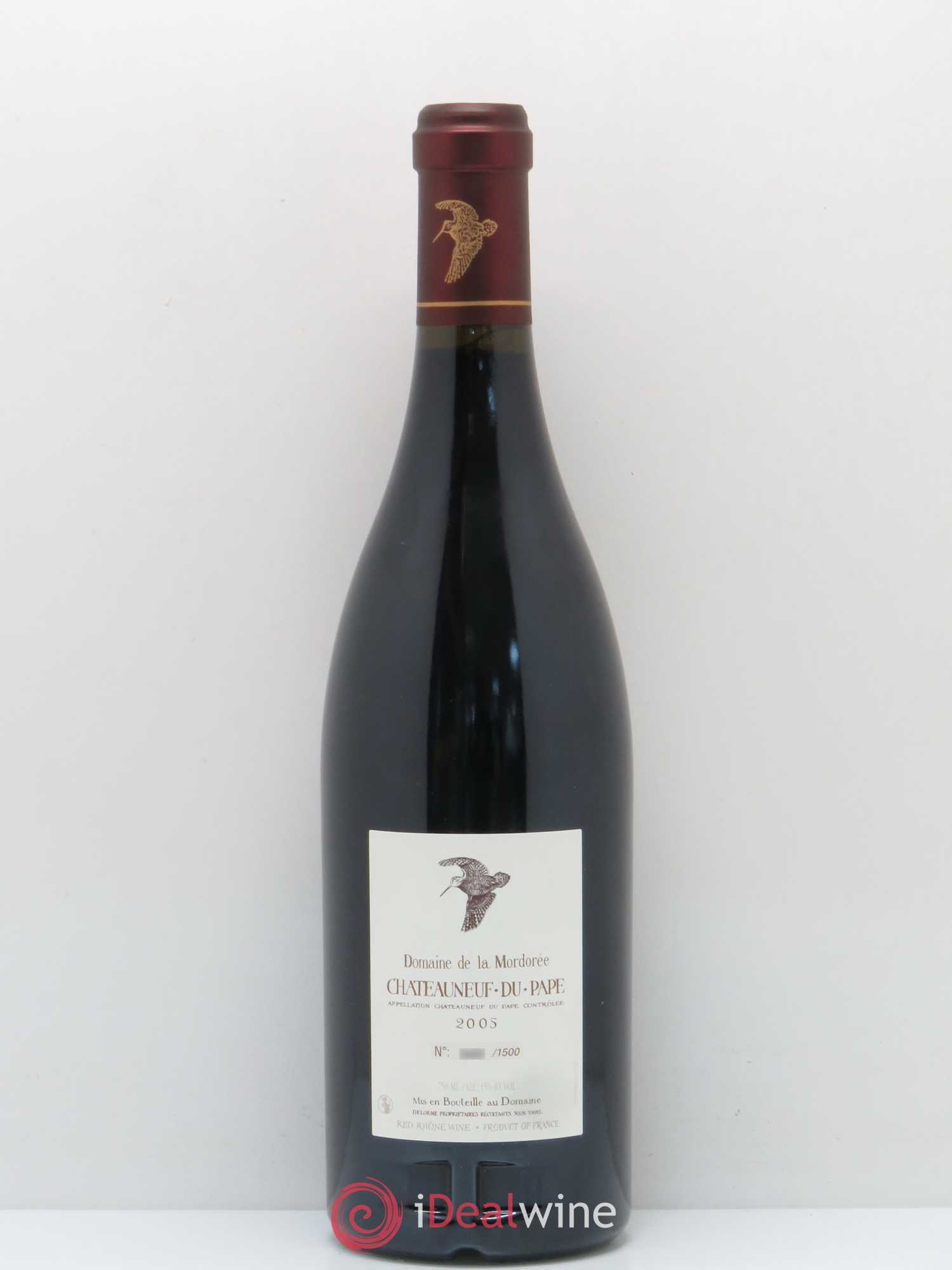 Châteauneuf-du-Pape La Plume du Peintre La Mordorée (Domaine de) 2005 - Lot de 1 bouteille - 1