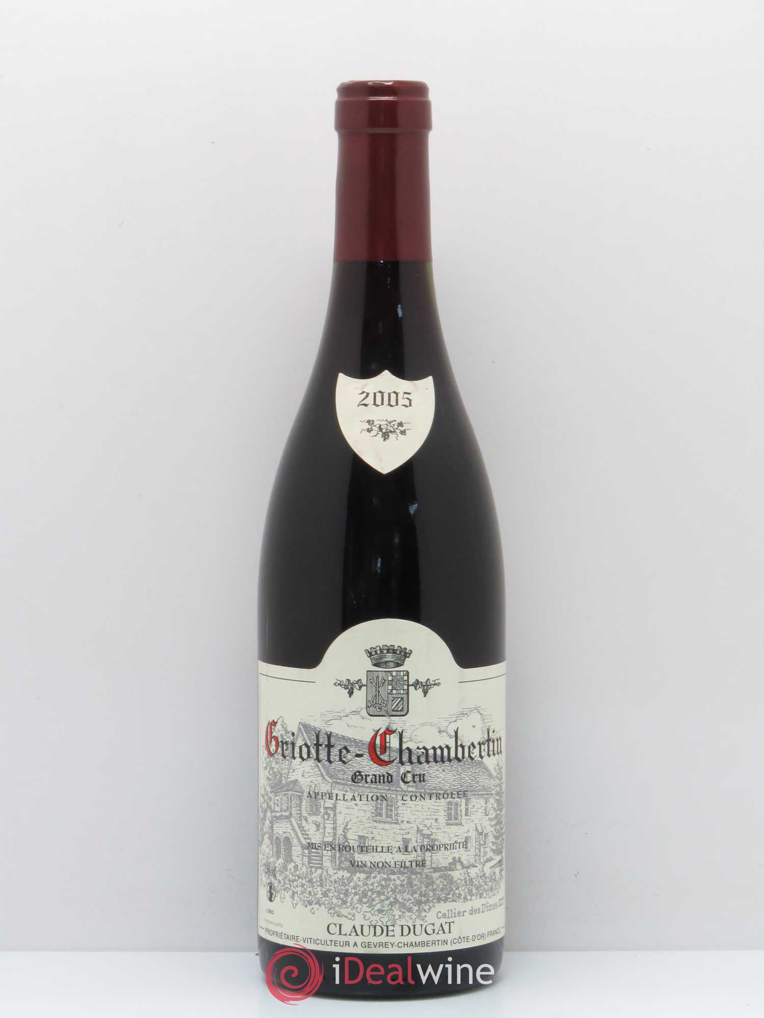 Griotte-Chambertin Grand Cru Claude Dugat 2005 - Lot de 1 bouteille - 0
