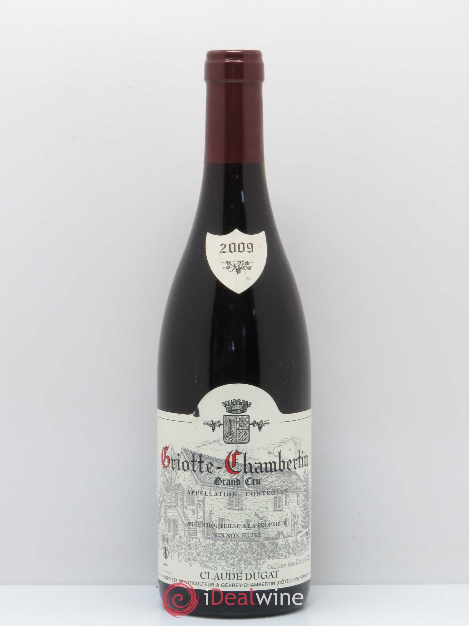 Griotte-Chambertin Grand Cru Claude Dugat 2009 - Lot de 1 bouteille - 0