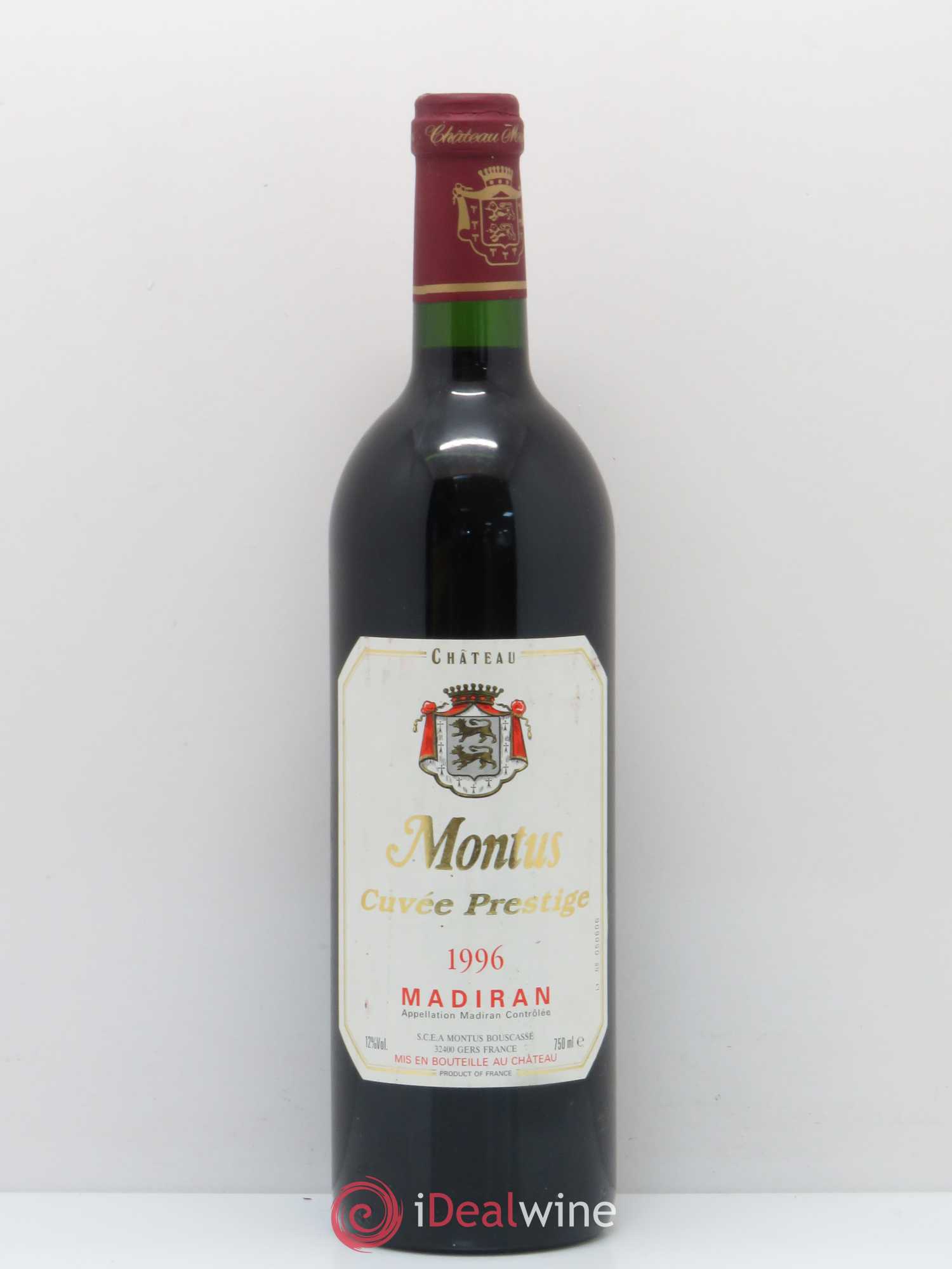 Madiran Château Montus-Prestige Alain Brumont 1996 - Lot de 1 bouteille - 0