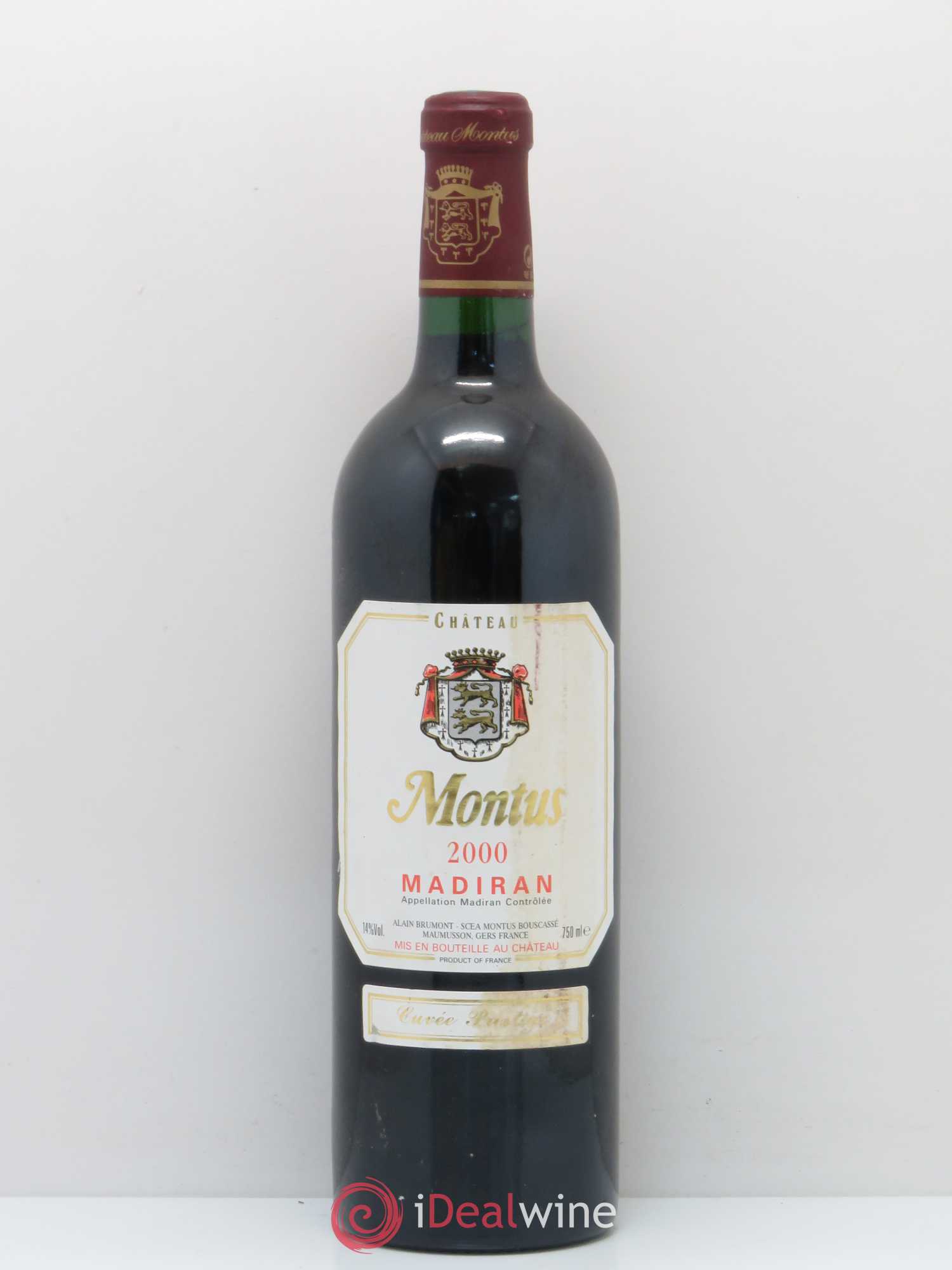 Madiran Château Montus-Prestige Alain Brumont 2000 - Lot de 1 bouteille - 0