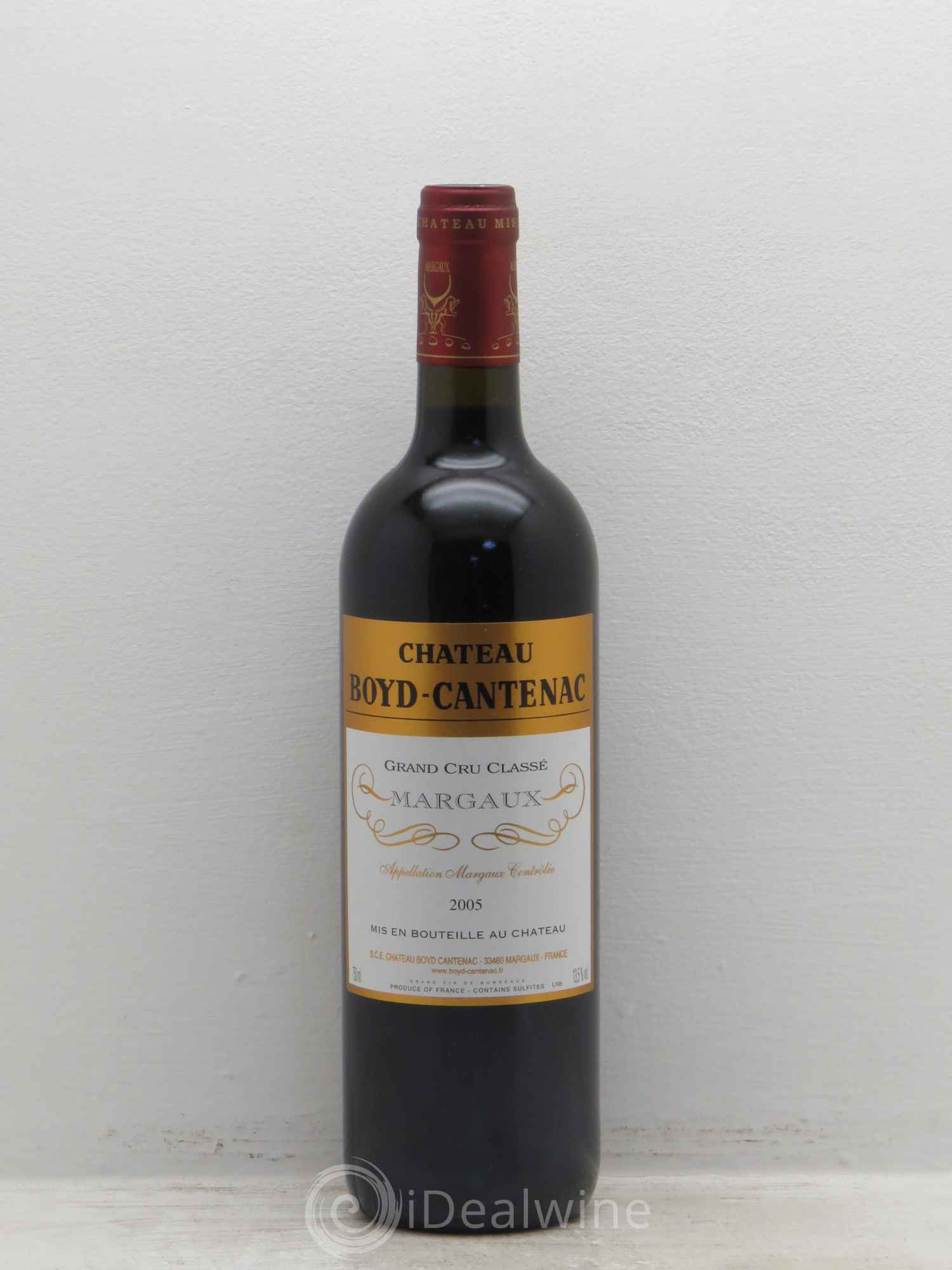 Château Boyd Cantenac 3ème Grand Cru Classé 2005 - Lot de 6 bouteilles - 0