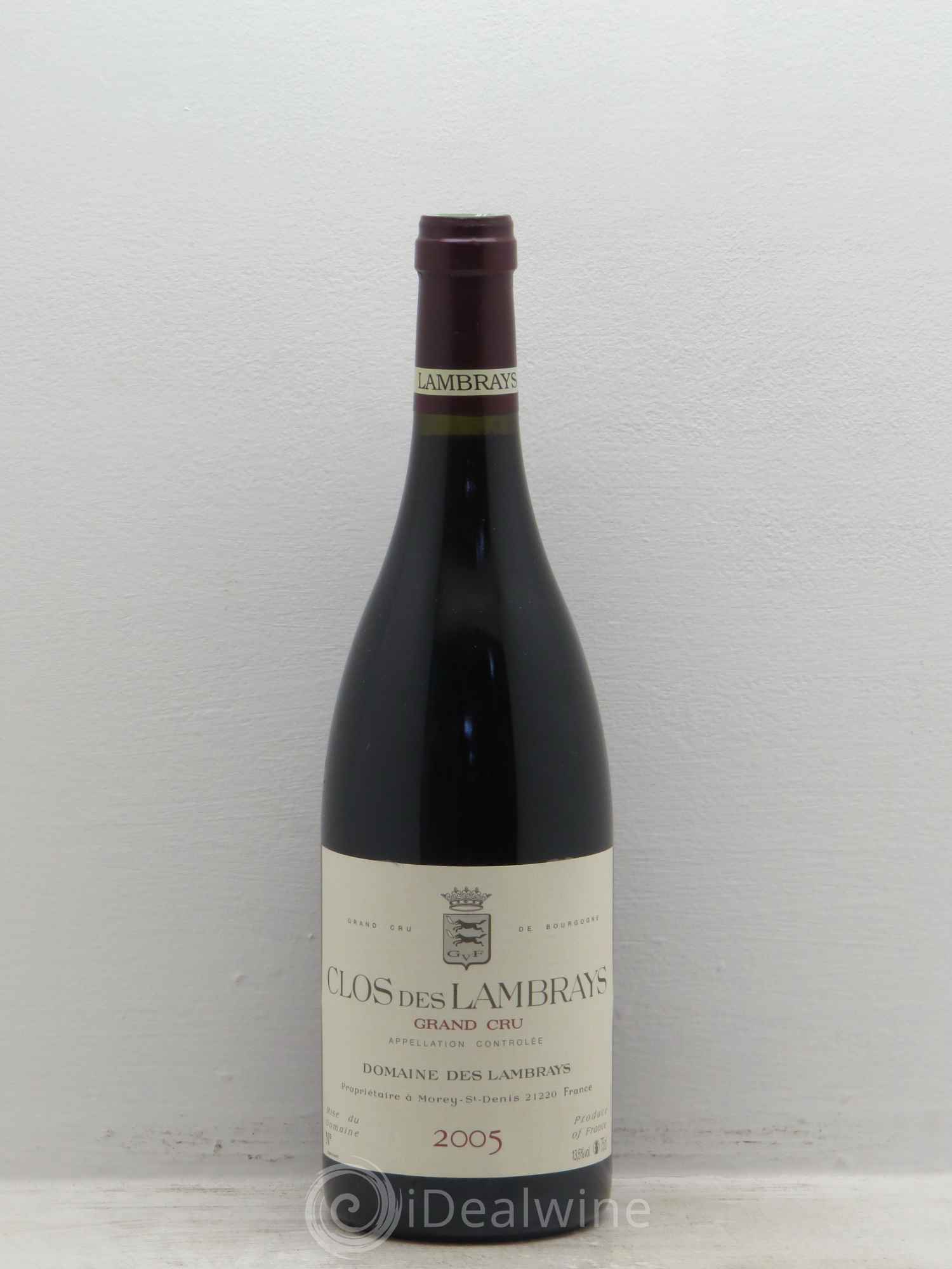 Clos des Lambrays Grand Cru Domaine des Lambrays 2005 - Lot de 1 bouteille - 0