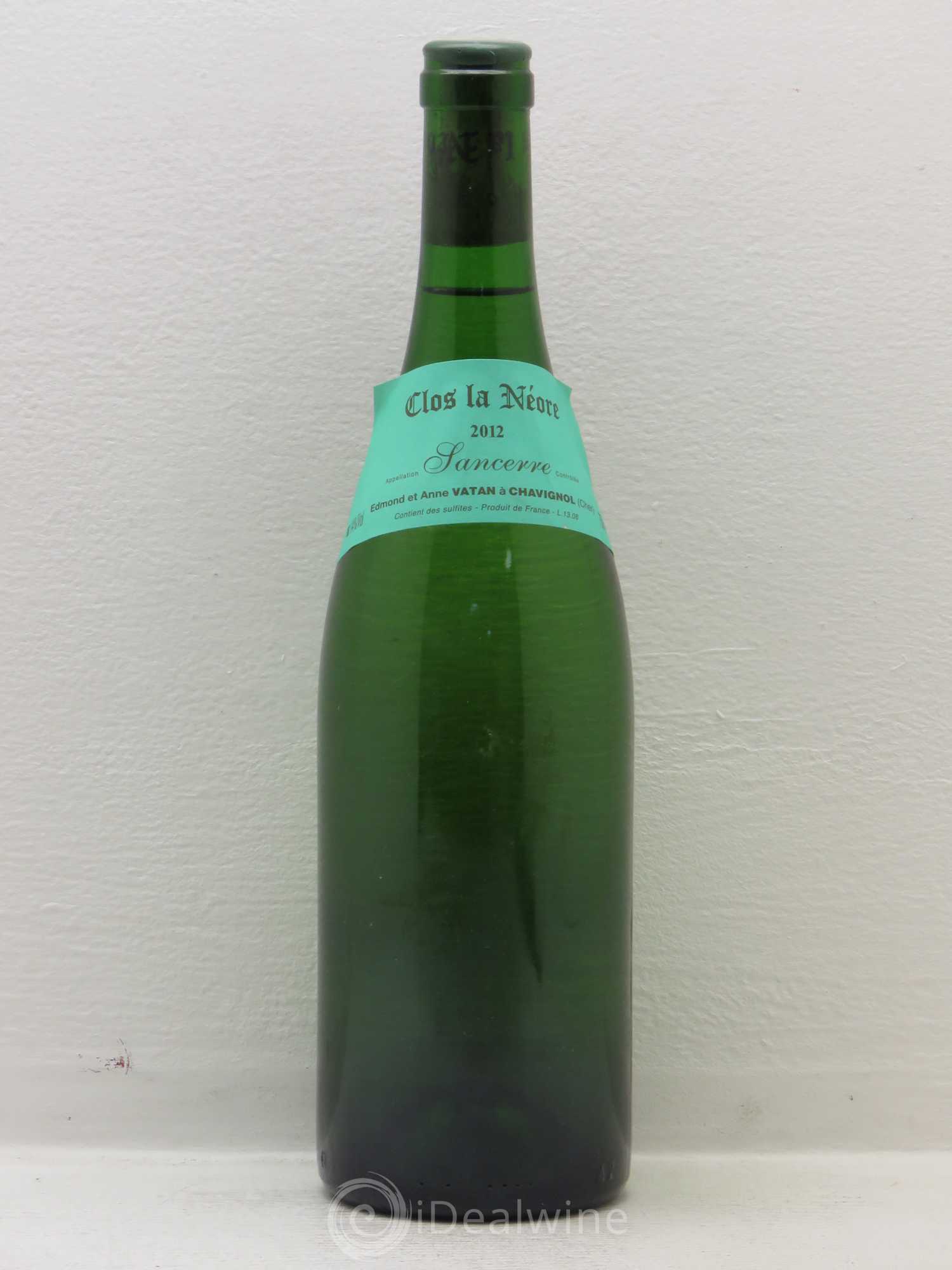 Sancerre Clos la Neore Edmond Vatan 2012 - Lot de 1 bouteille - 0