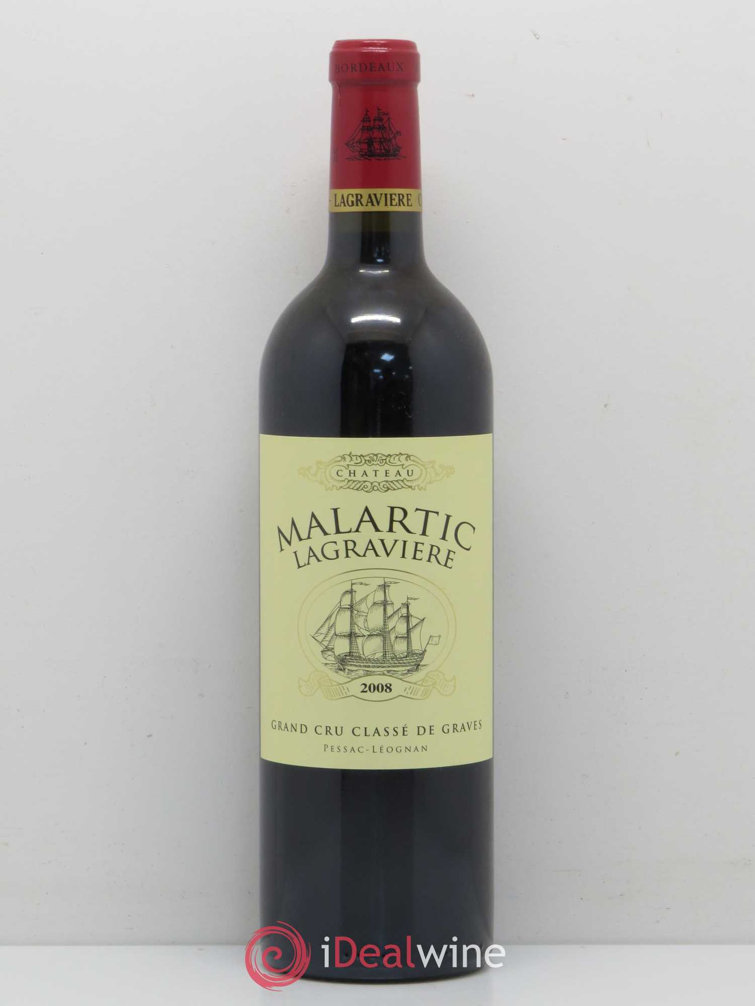 Château Malartic-Lagravière Cru Classé de Graves 2008 - Lot de 1 bouteille - 0