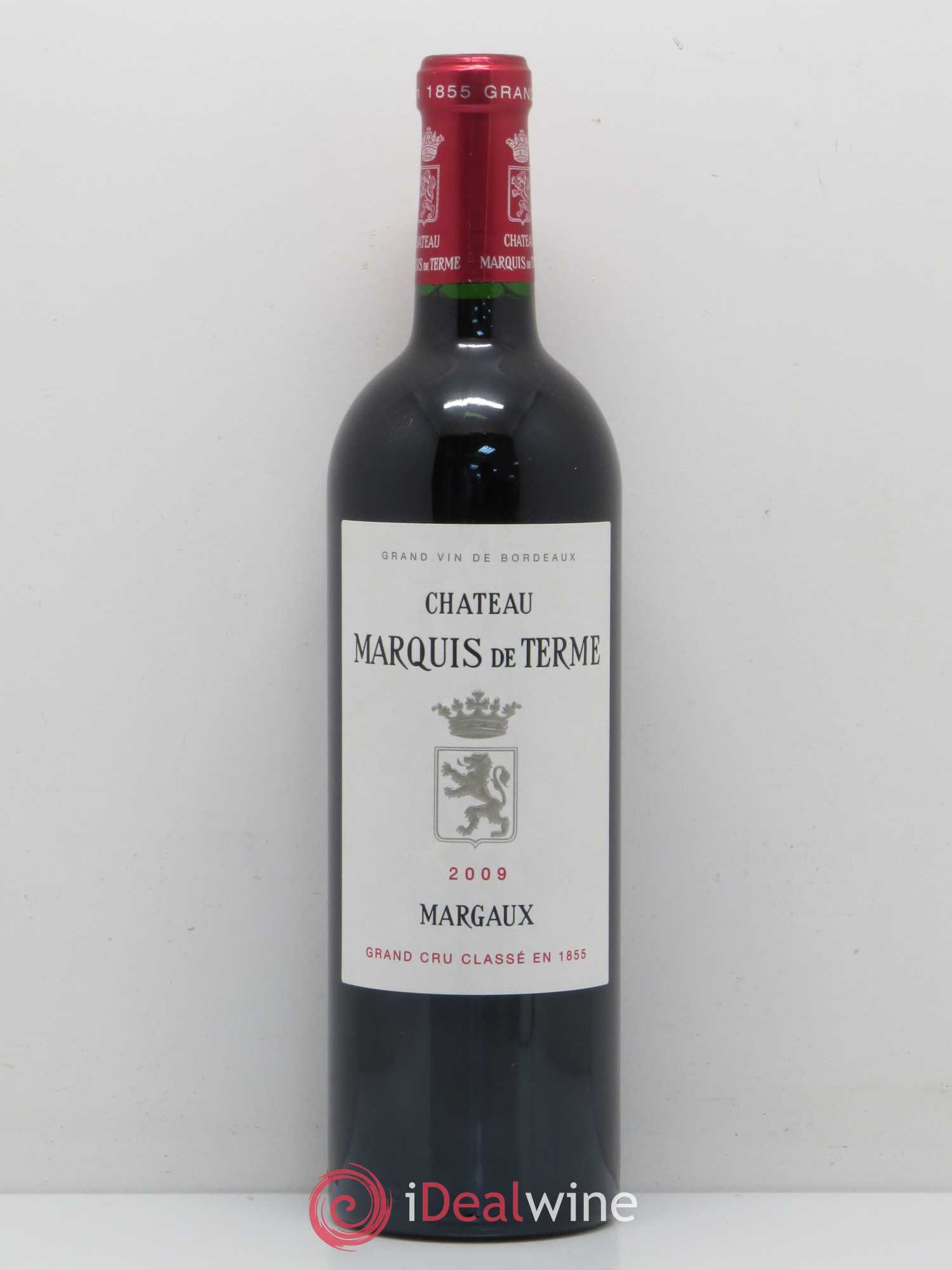 Château Marquis de Terme 4ème Grand Cru Classé 2009 - Lot de 1 bouteille - 0