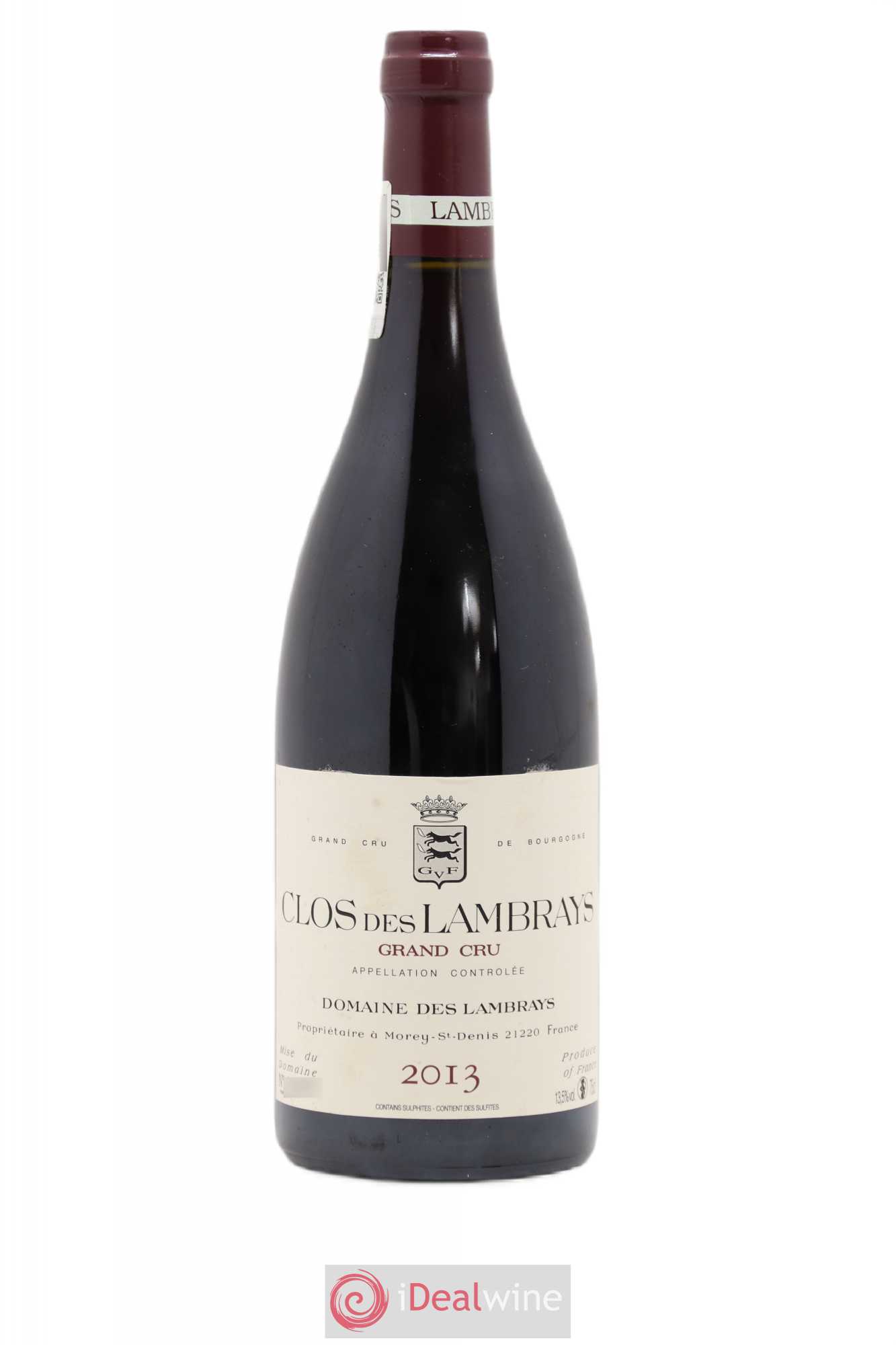 Clos des Lambrays Grand Cru Domaine des Lambrays 2013 - Lot de 1 bouteille - 0