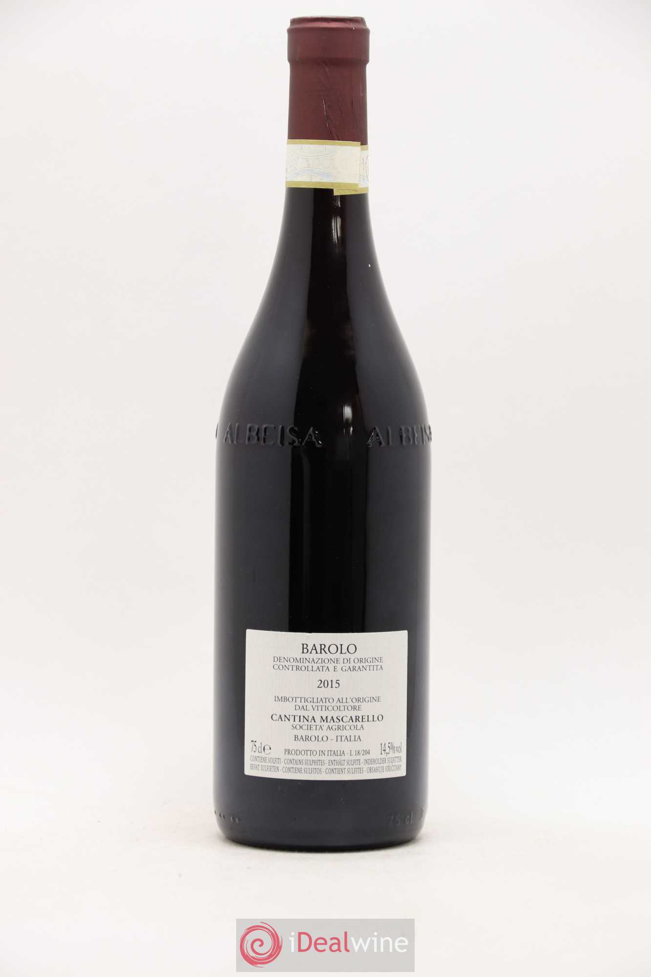 Barolo DOCG Bartolo Mascarello 2015 - Lot de 1 bouteille - 1