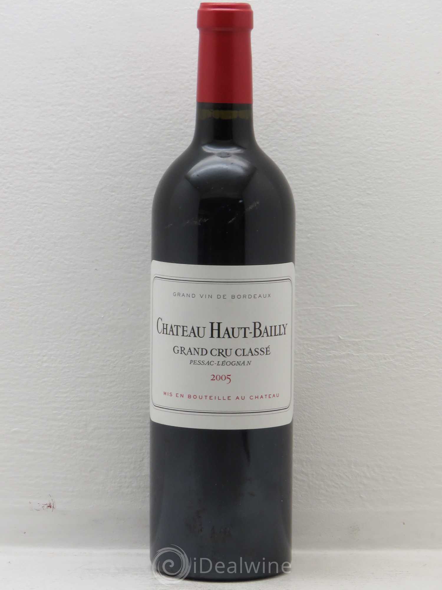Château Haut-Bailly Cru Classé de Graves 2005 - Lot de 1 bouteille - 0