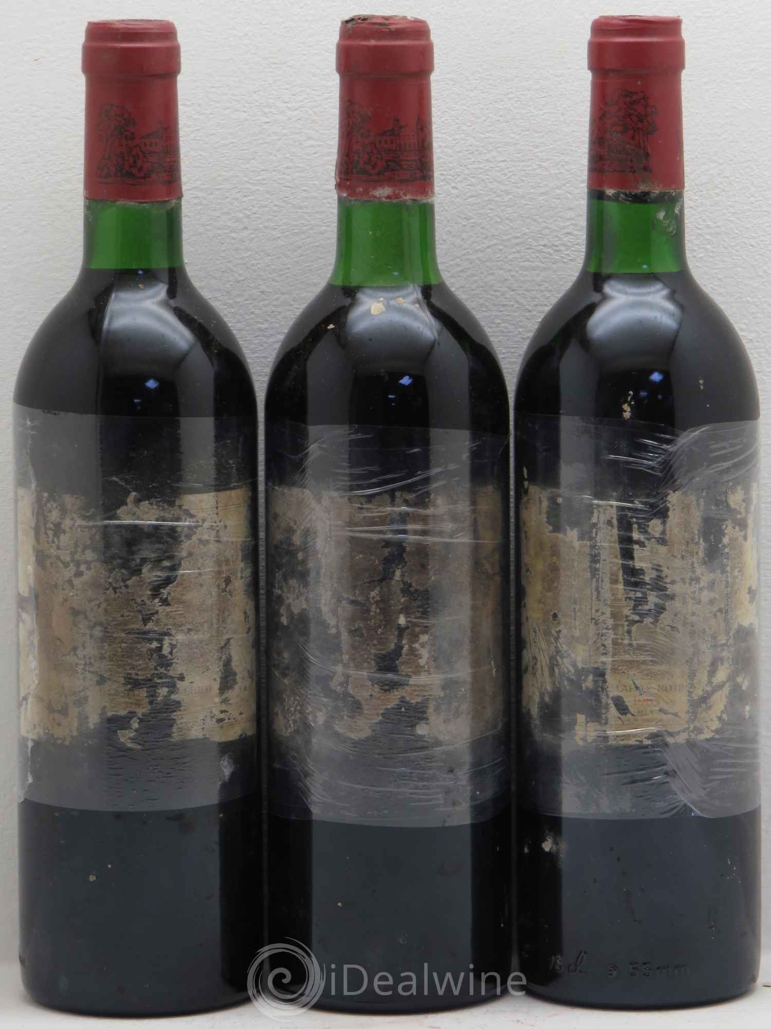 Château Lafite Rothschild 1er Grand Cru Classé 1983 - Lot de 3 bouteilles - 0