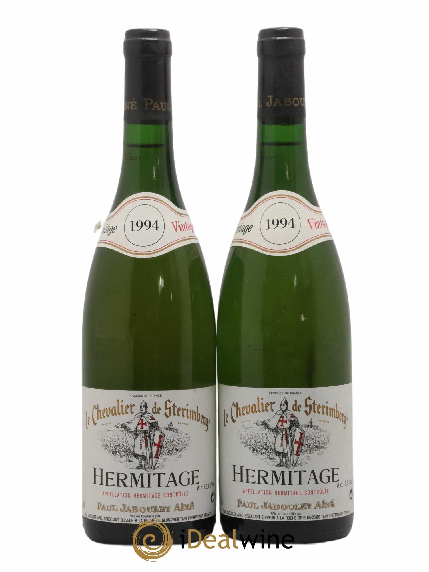 Hermitage Chevalier de Sterimberg Paul Jaboulet Ainé 1994 - Lot de 2 bouteilles - 0